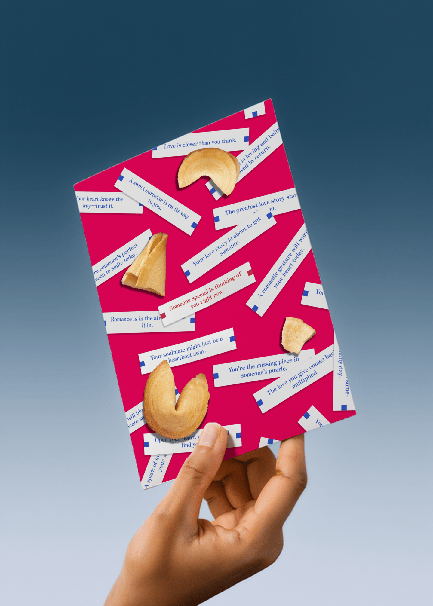 Fortune Cookie Love Notes Card mockup 4