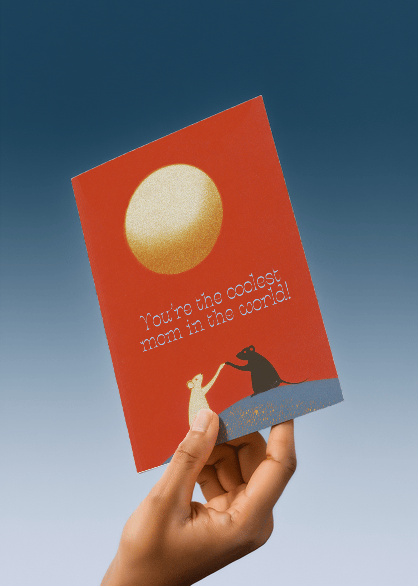 You're the Coolest Mom in the World Card mockup 4