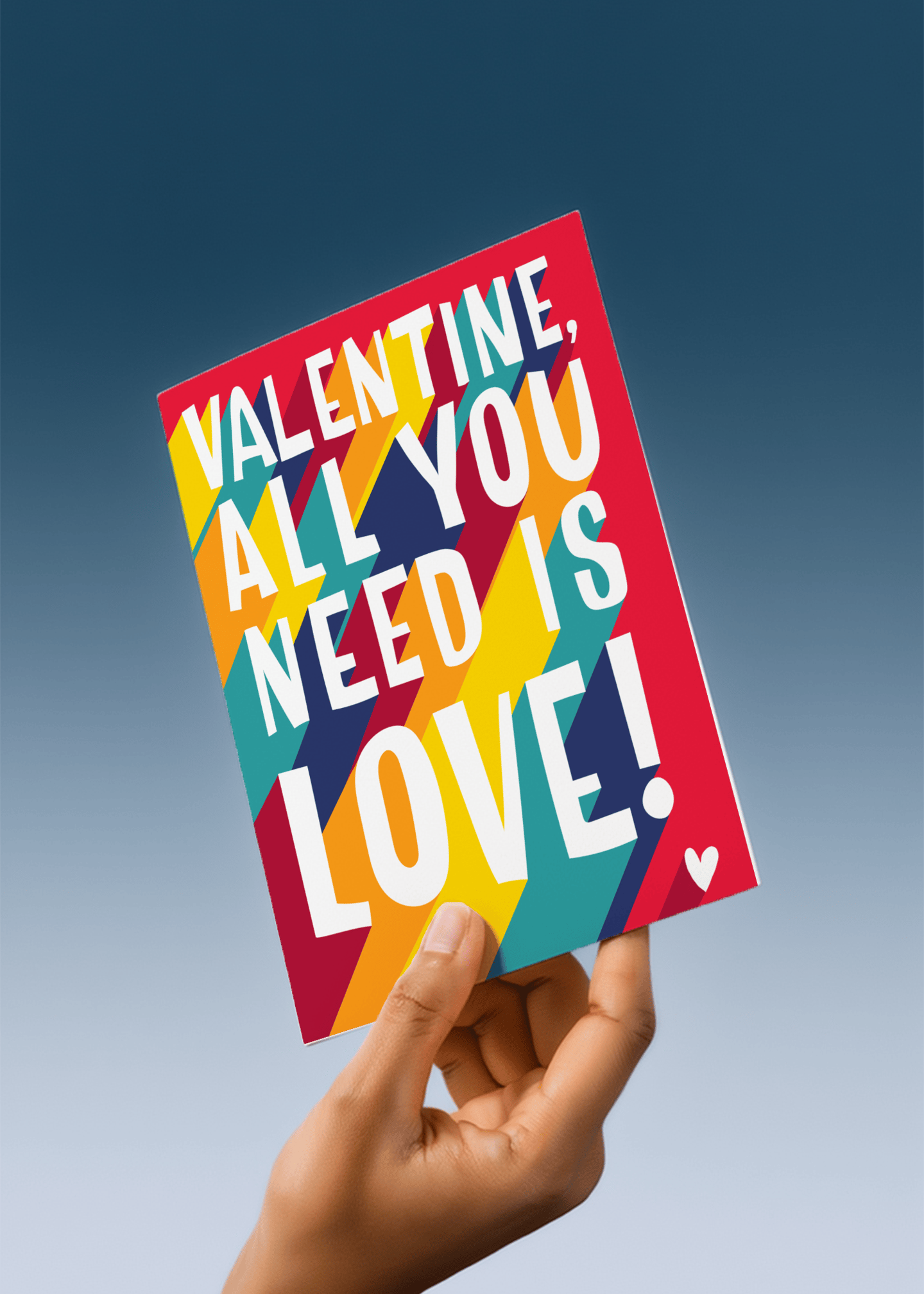 Valentine, All You Need Is Love mockup 4