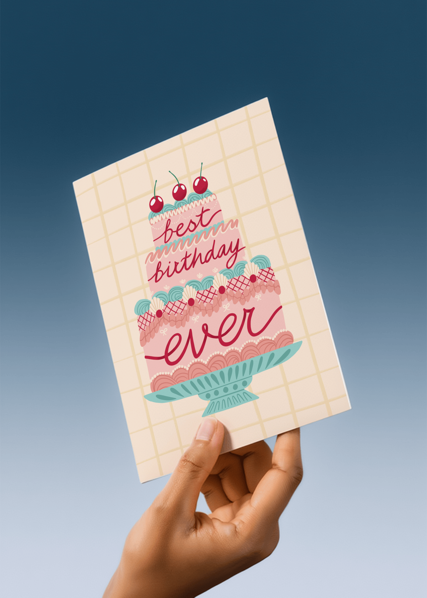 Best Birthday Ever Cake mockup 4
