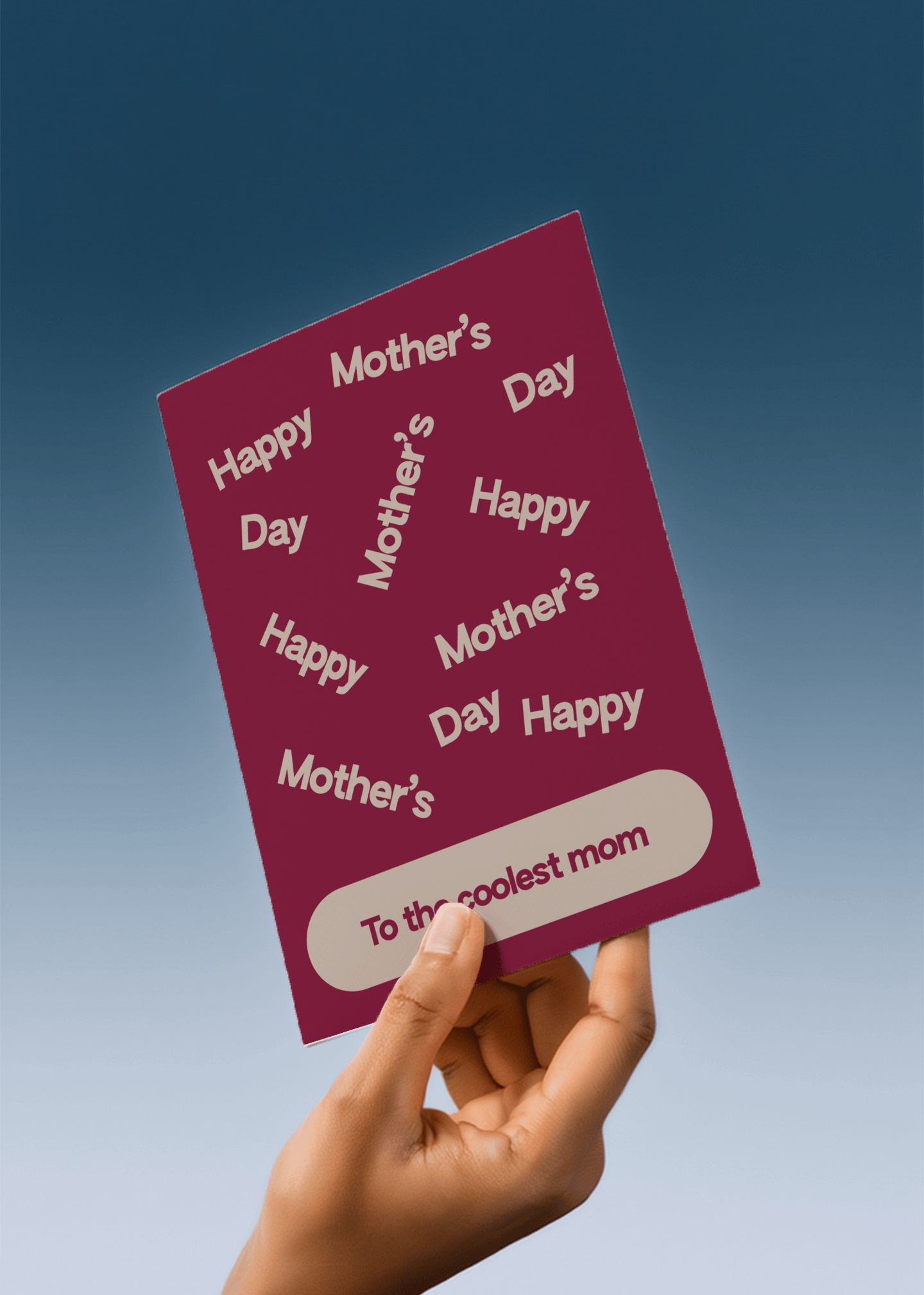 Happy Mother's Day to the Coolest Mom mockup 4