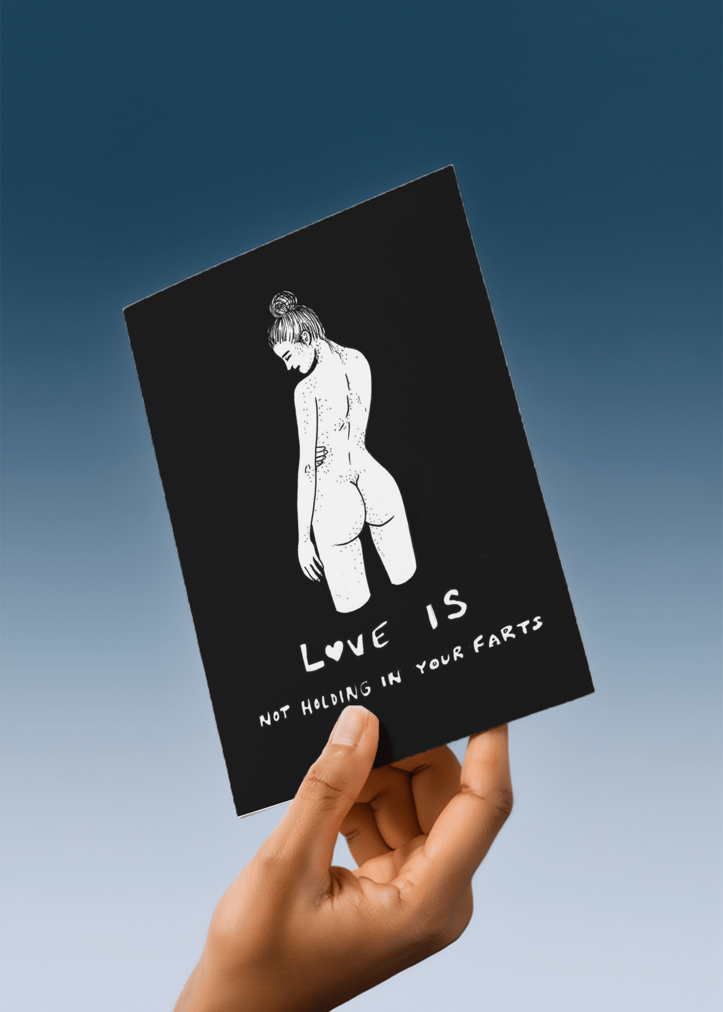 Love is Holding Farts mockup 4