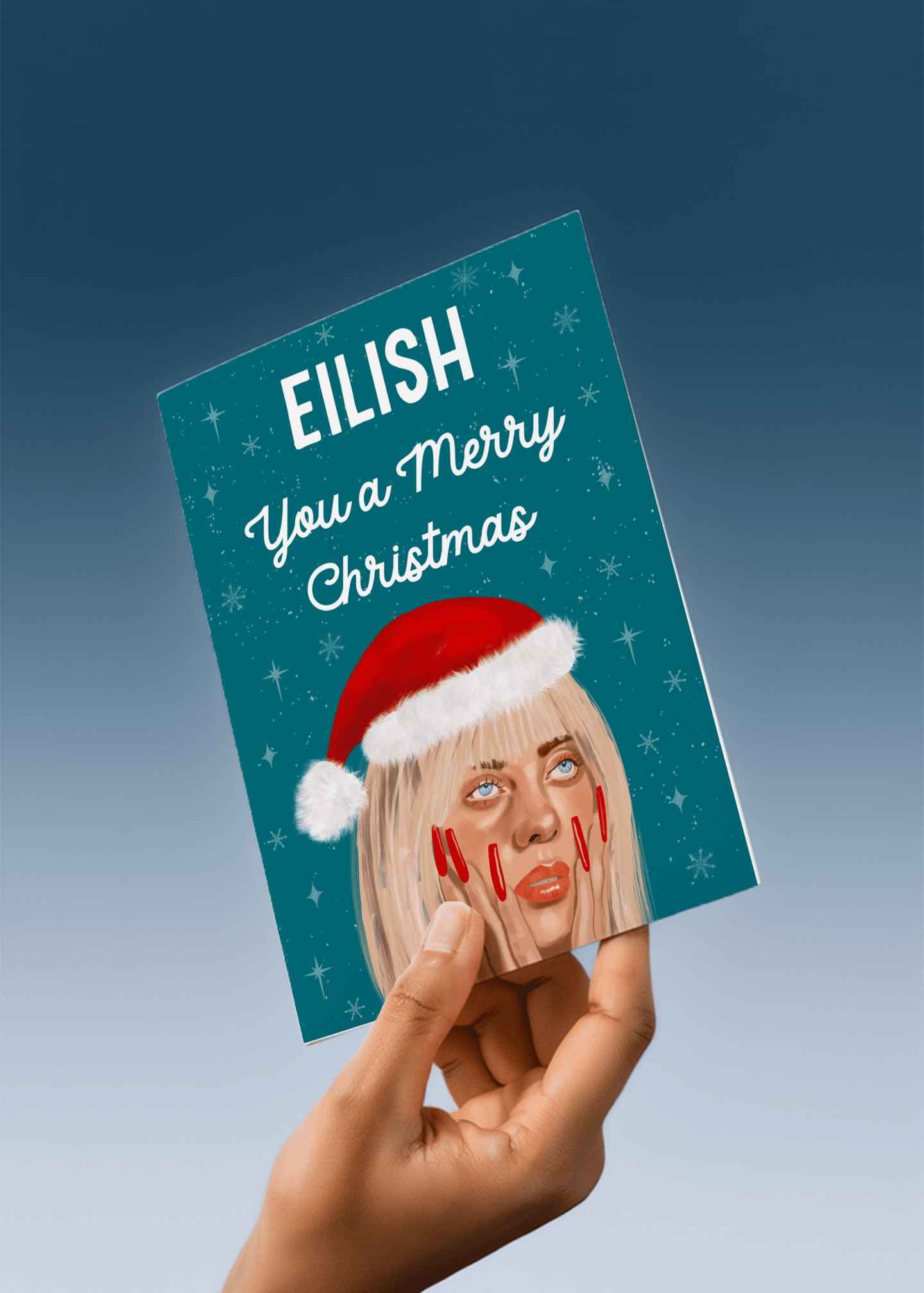 Eilish You a Merry Christmas mockup 4