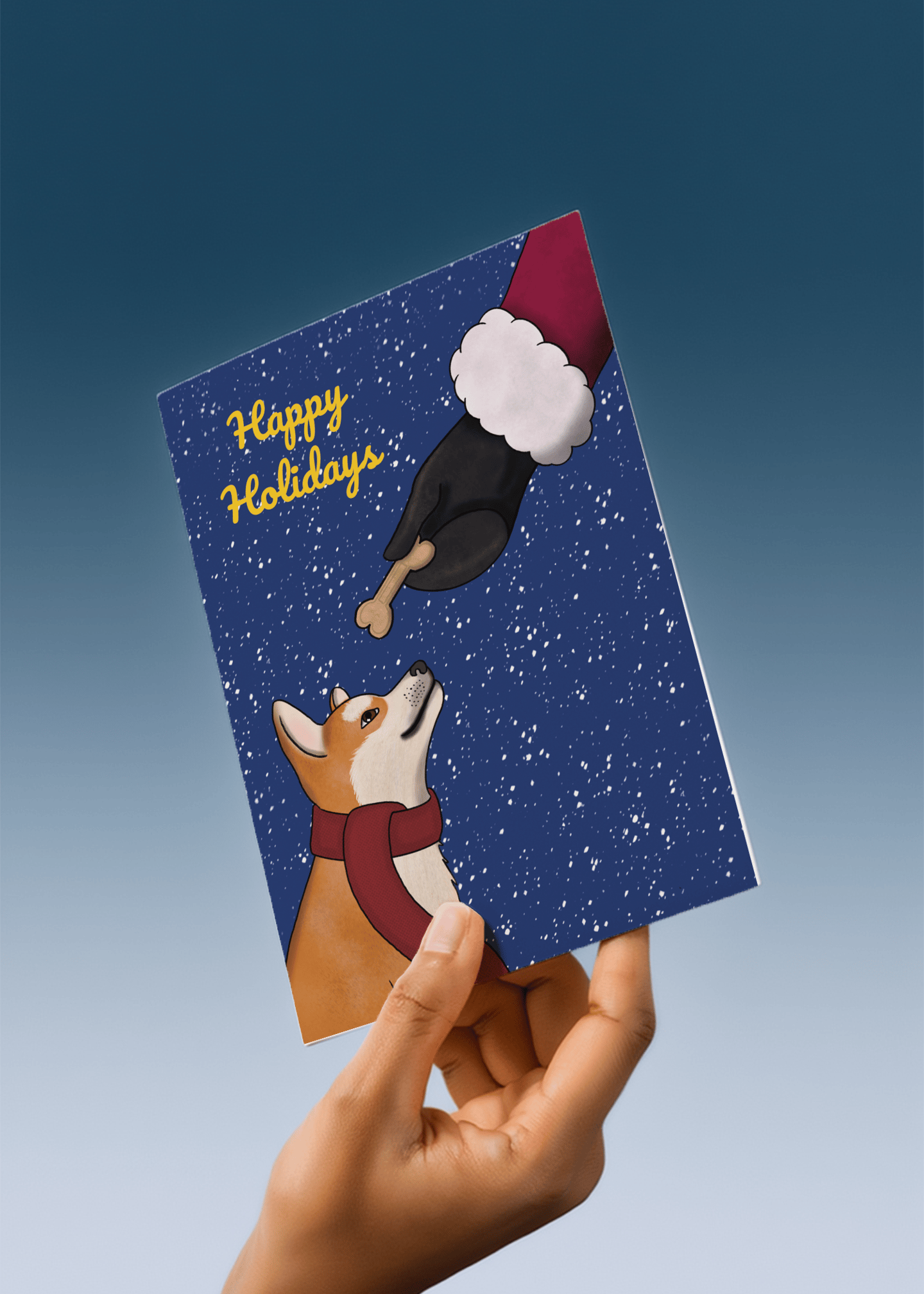 Corgi Christmas Cheer mockup 3