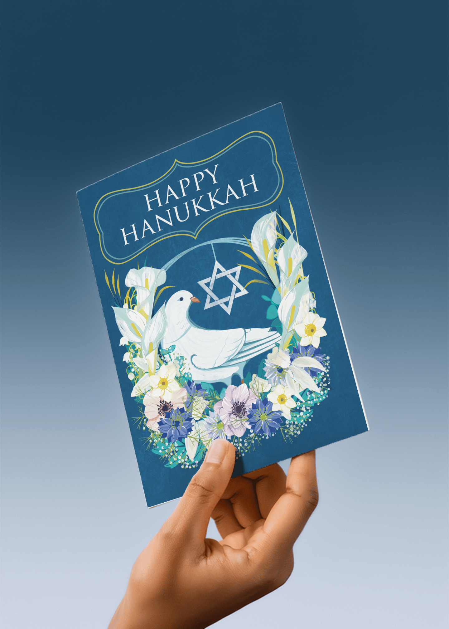 Peaceful Dove Hanukkah mockup 4