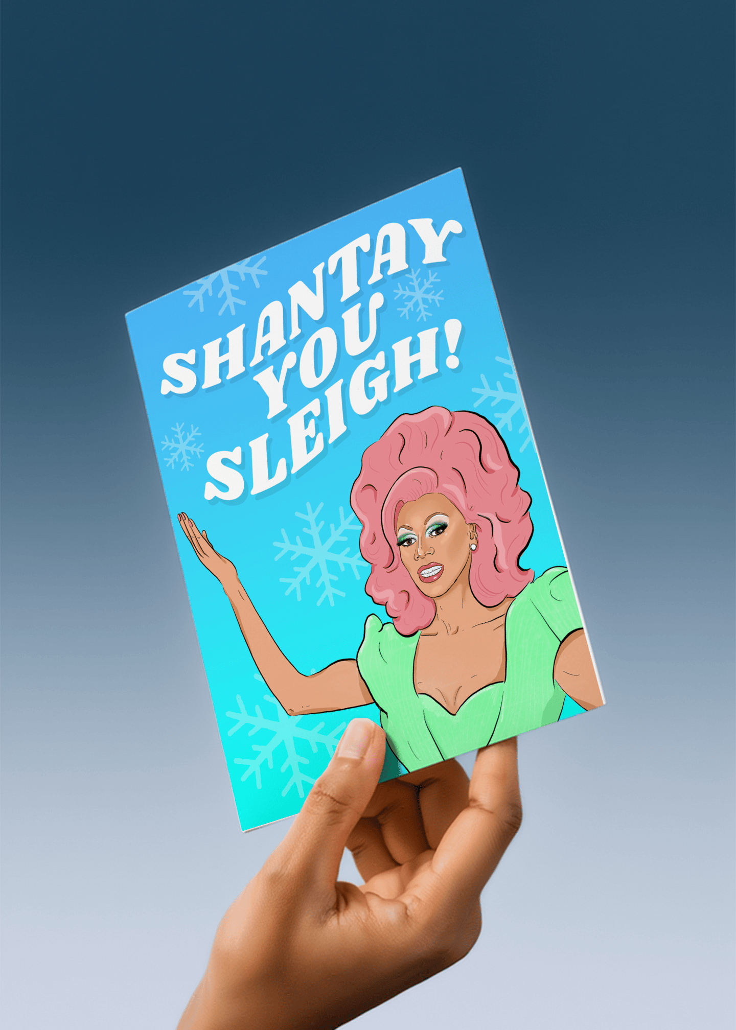 Shantay You Sleigh Christmas mockup 4