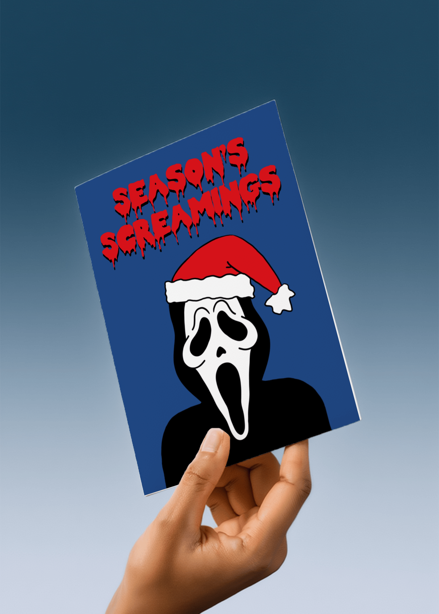 Season's Screamings Ghostly Christmas mockup 4
