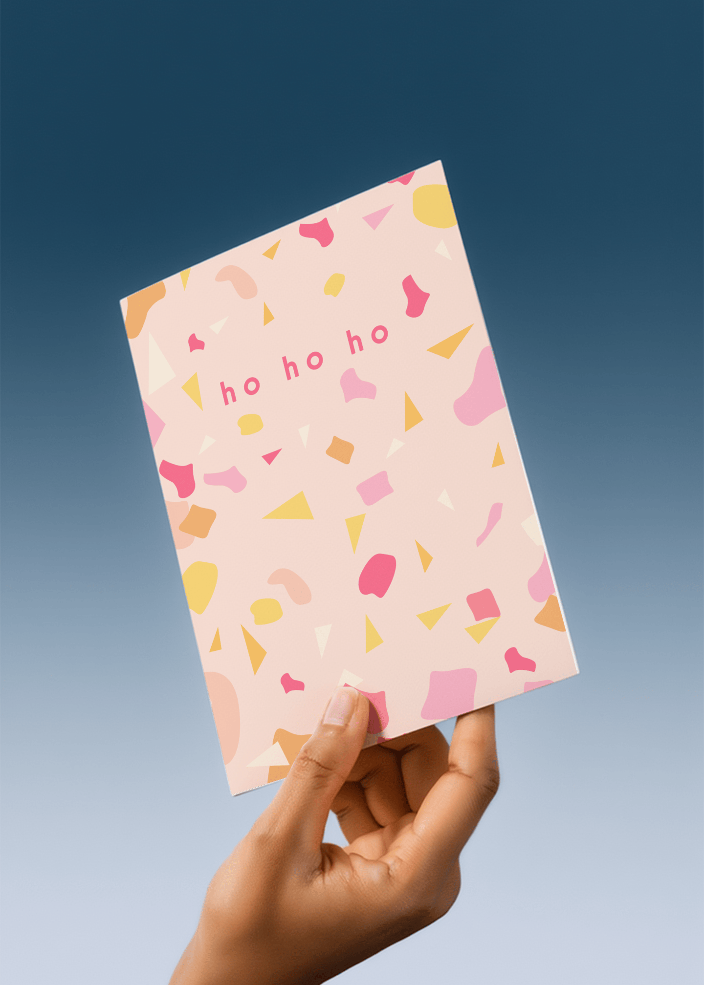 Ho Ho Ho Abstract mockup 4