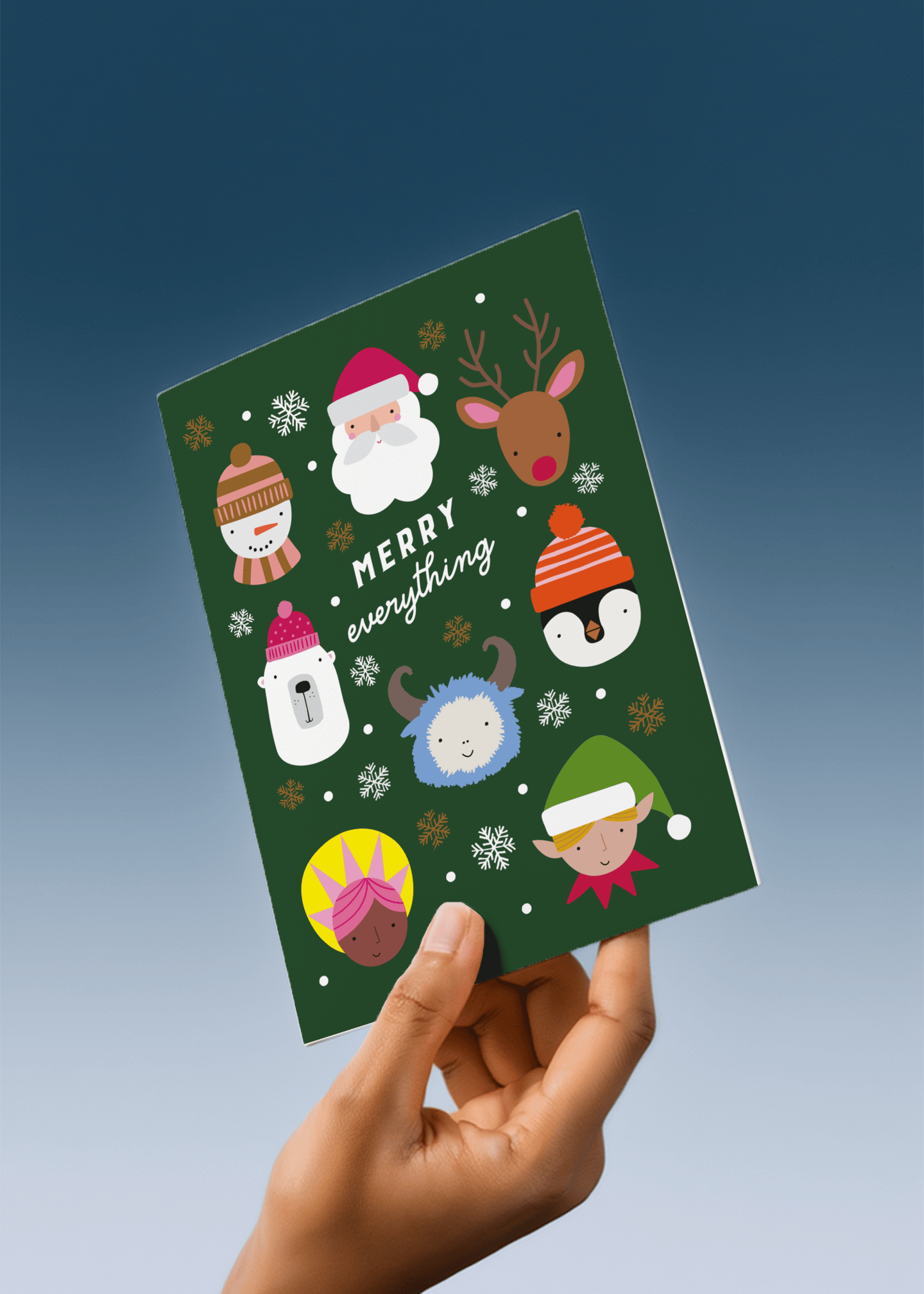 Merry Everything Holiday mockup 4