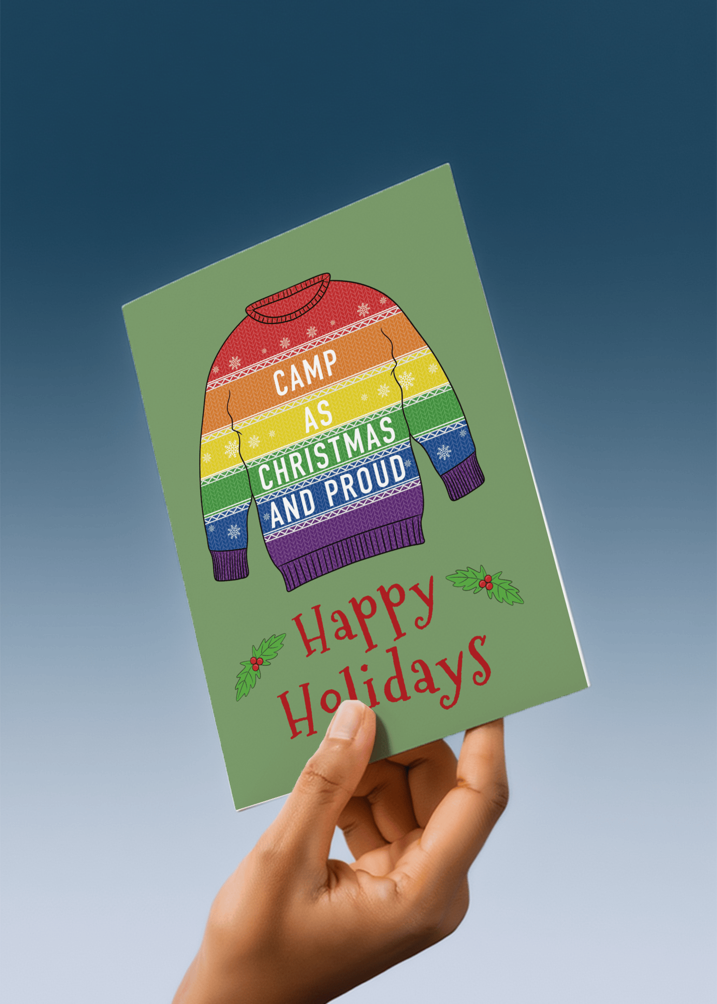 Camp as Christmas and Proud mockup 4