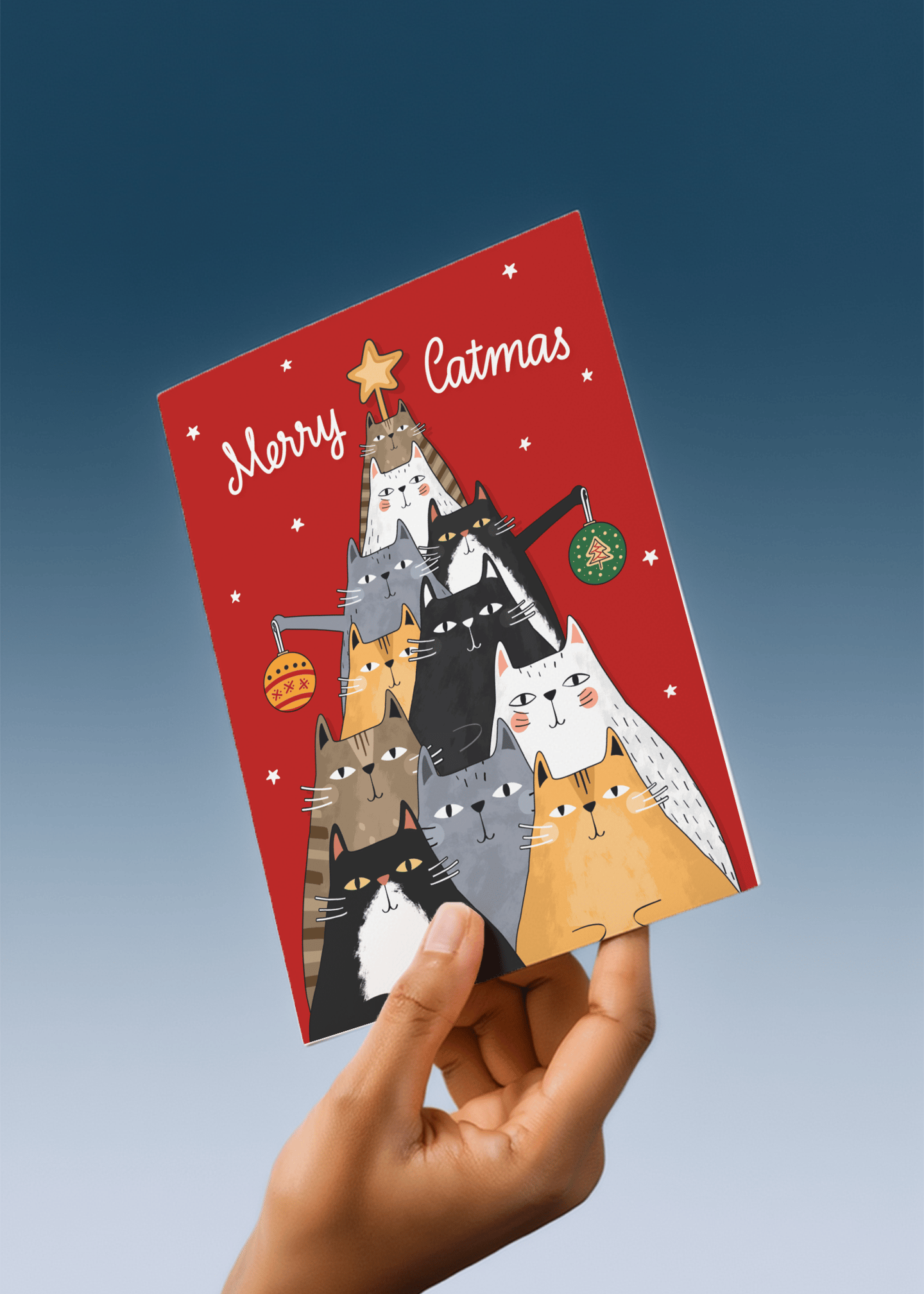 Merry Catmas mockup 4