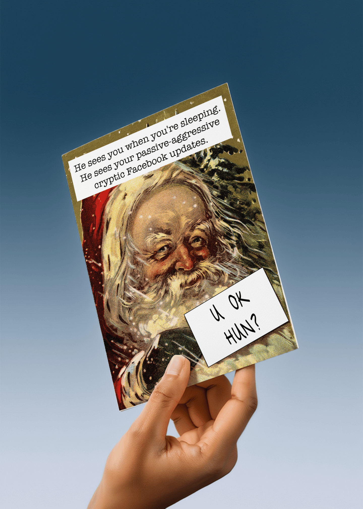 Santa's Watching You When You're Sleeping mockup 4