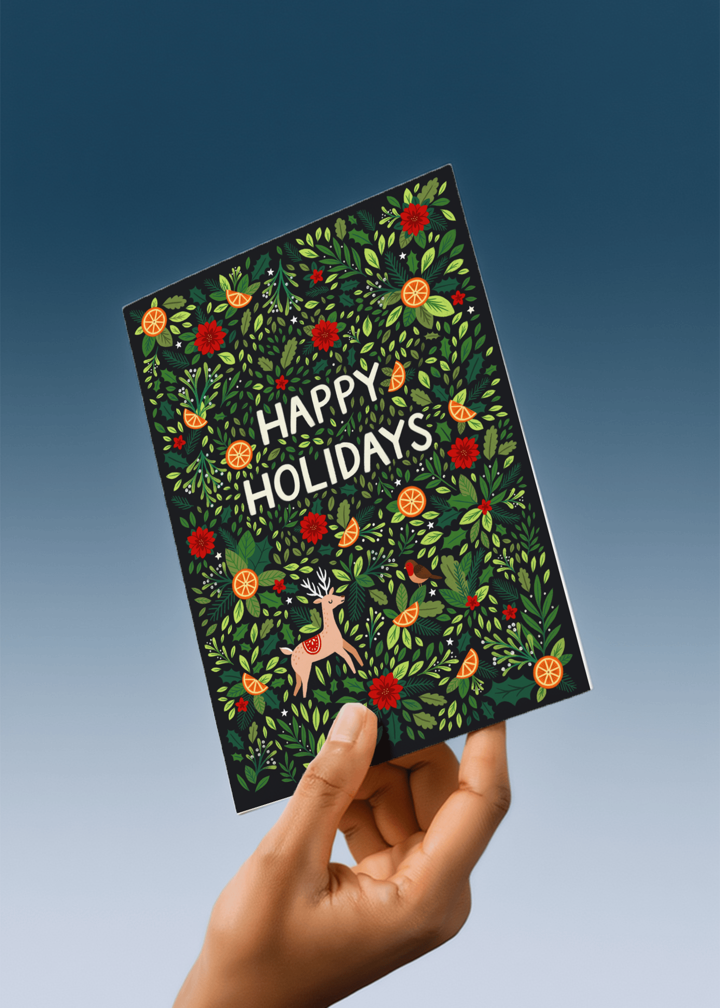 Festive Holiday Forest mockup 4