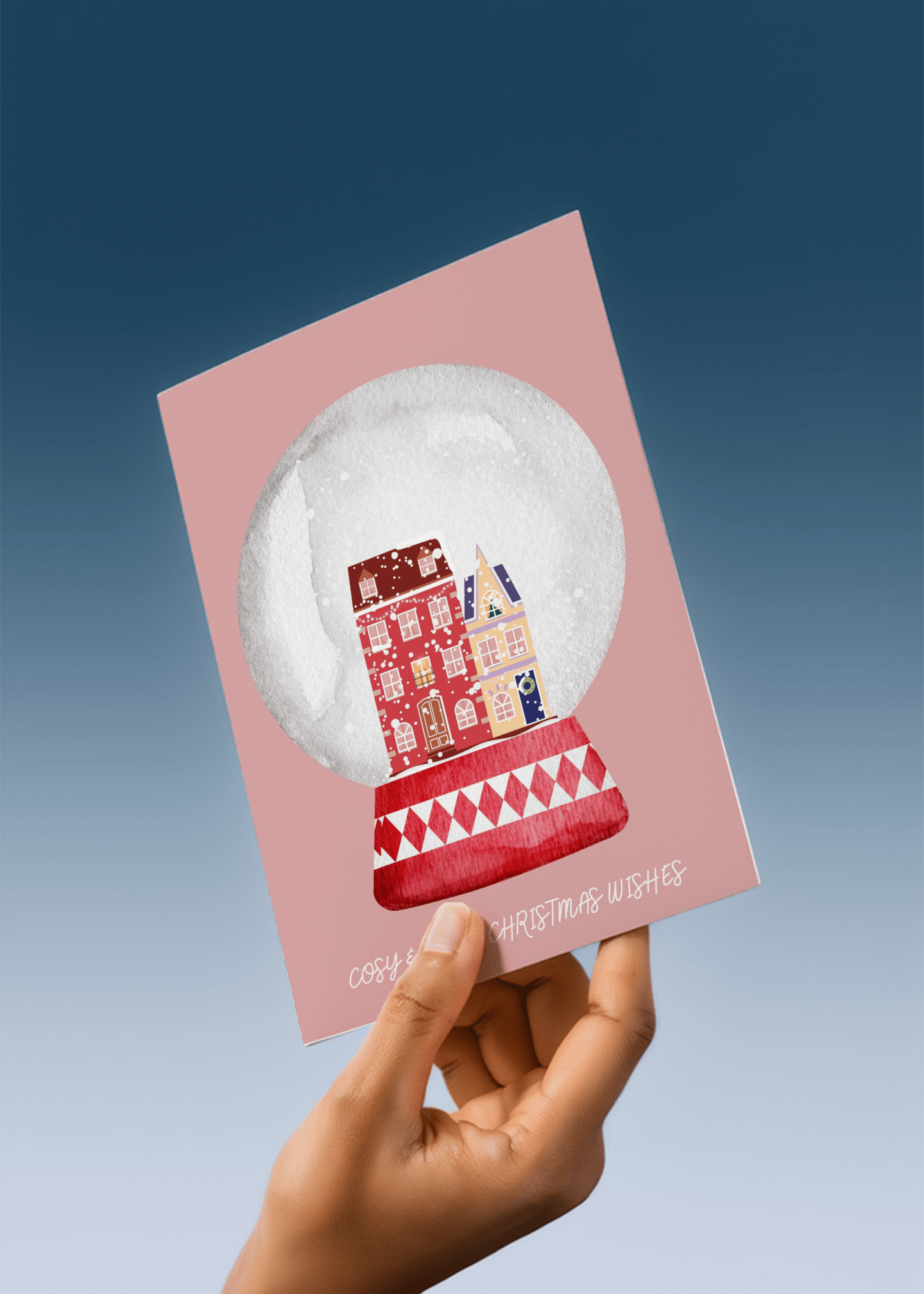 Cosy And Warm Christmas Wishes mockup 4