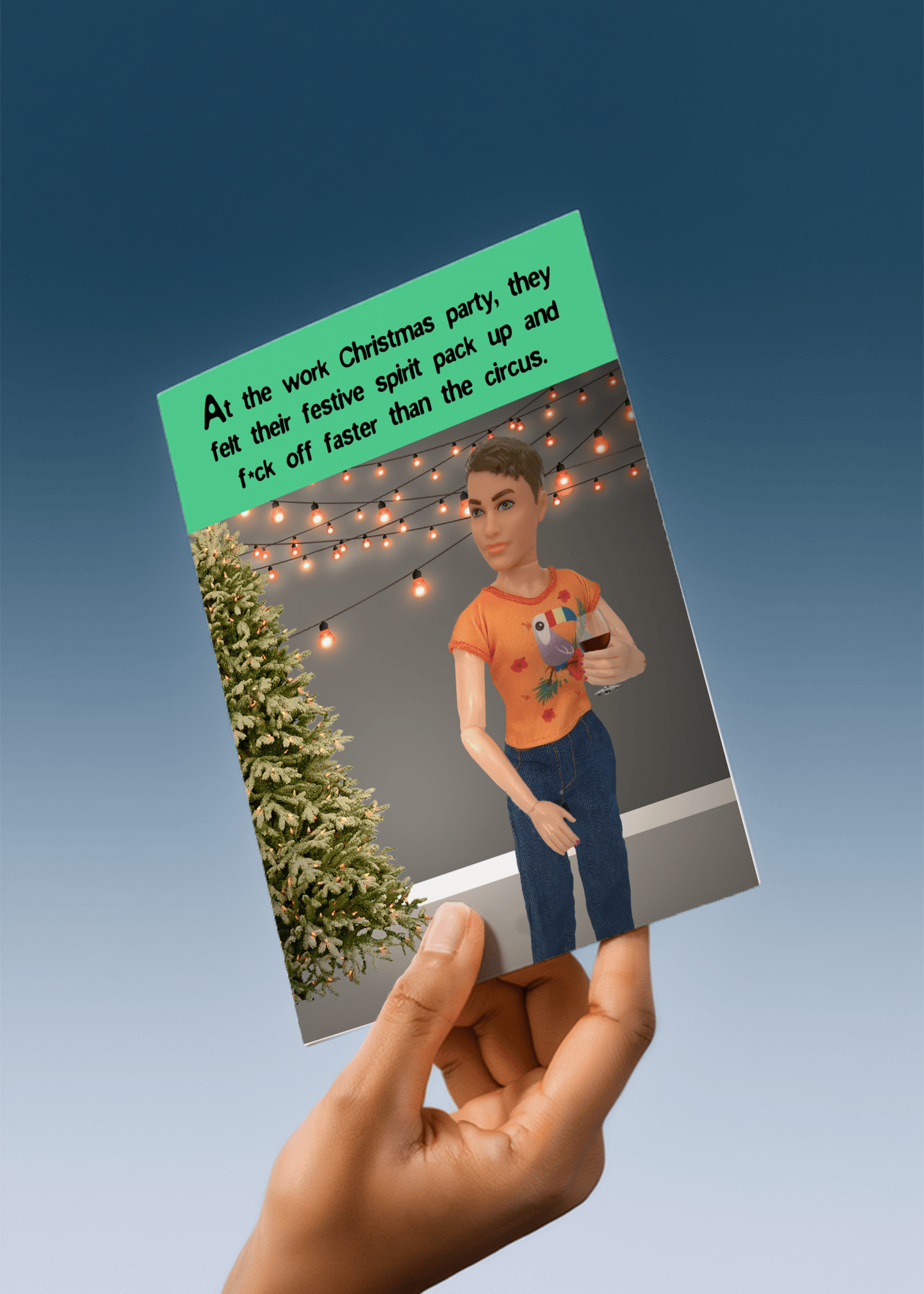 Festive Spirit Faster Than The Circus mockup 4