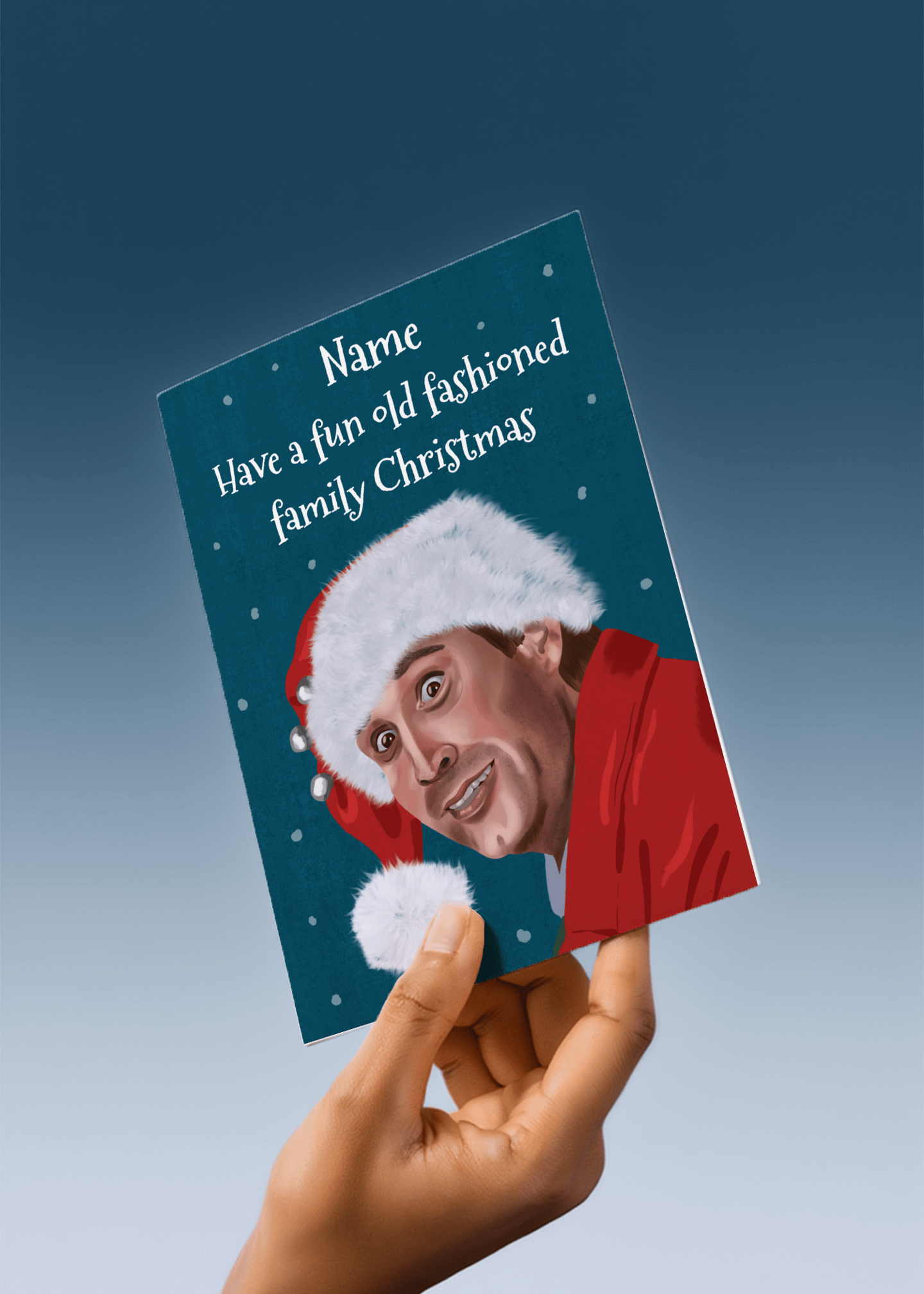 Old-Fashioned Family Christmas mockup 4