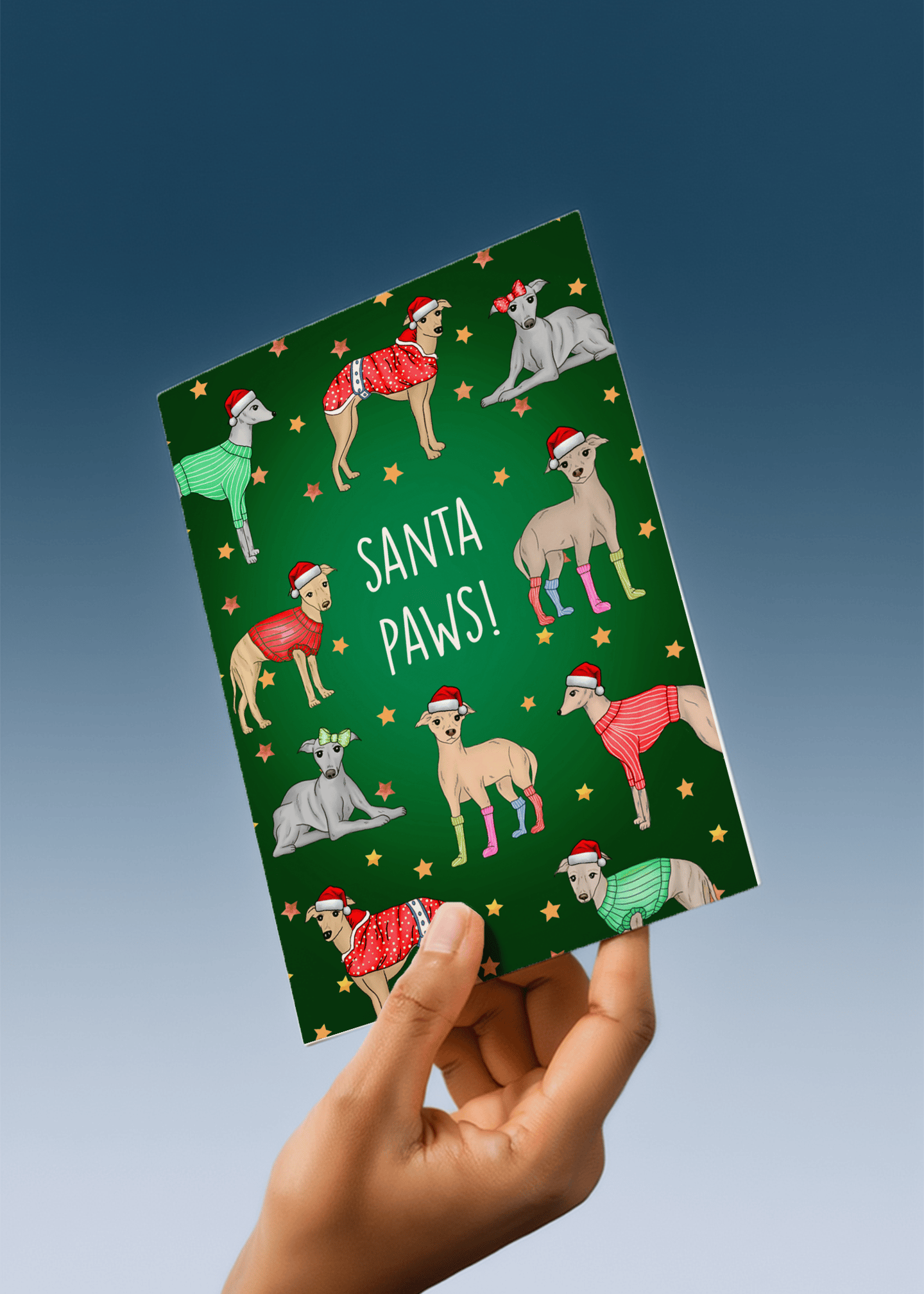 Santa Paws Christmas mockup 4