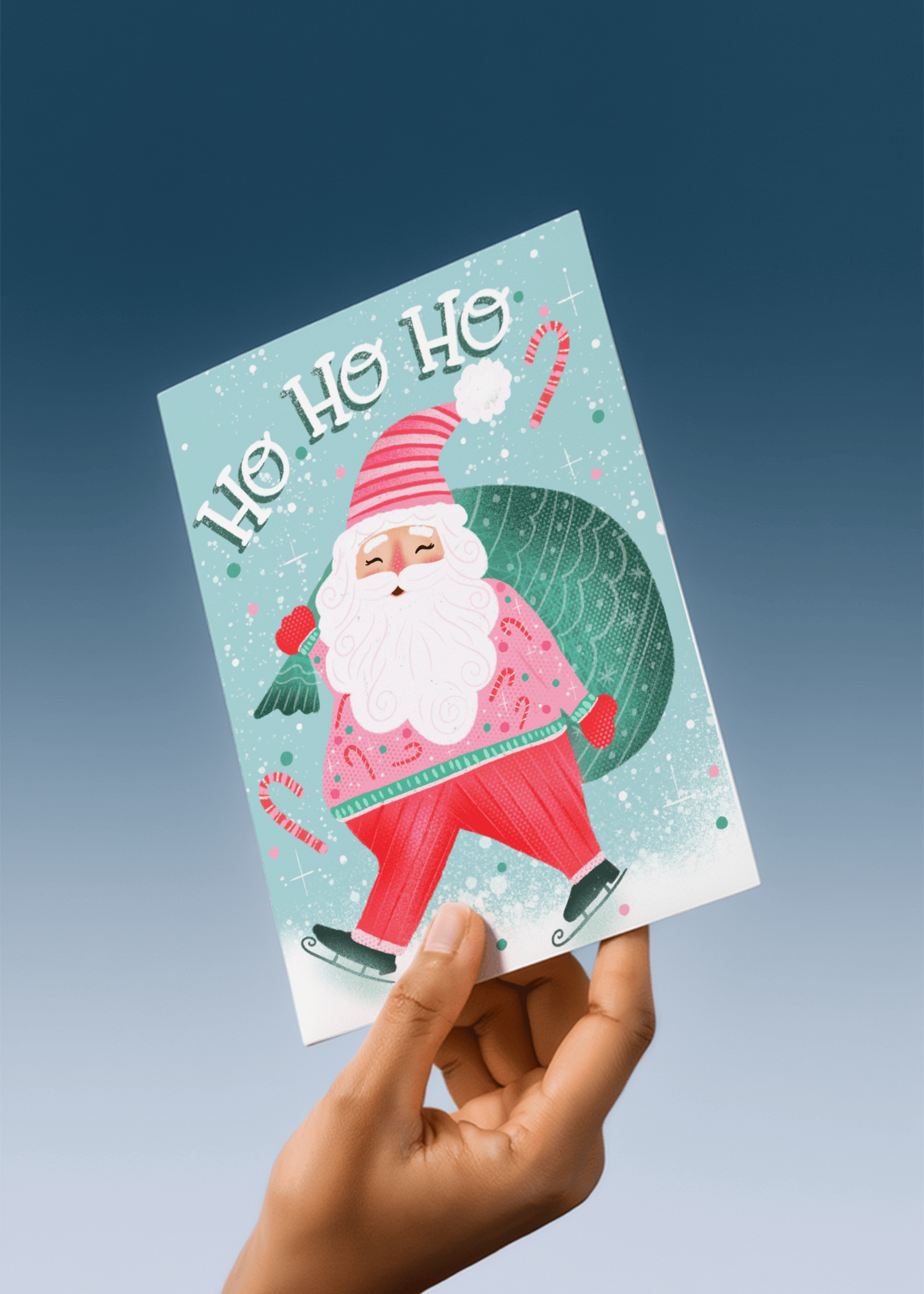 Ho Ho Ho Santa Christmas mockup 4
