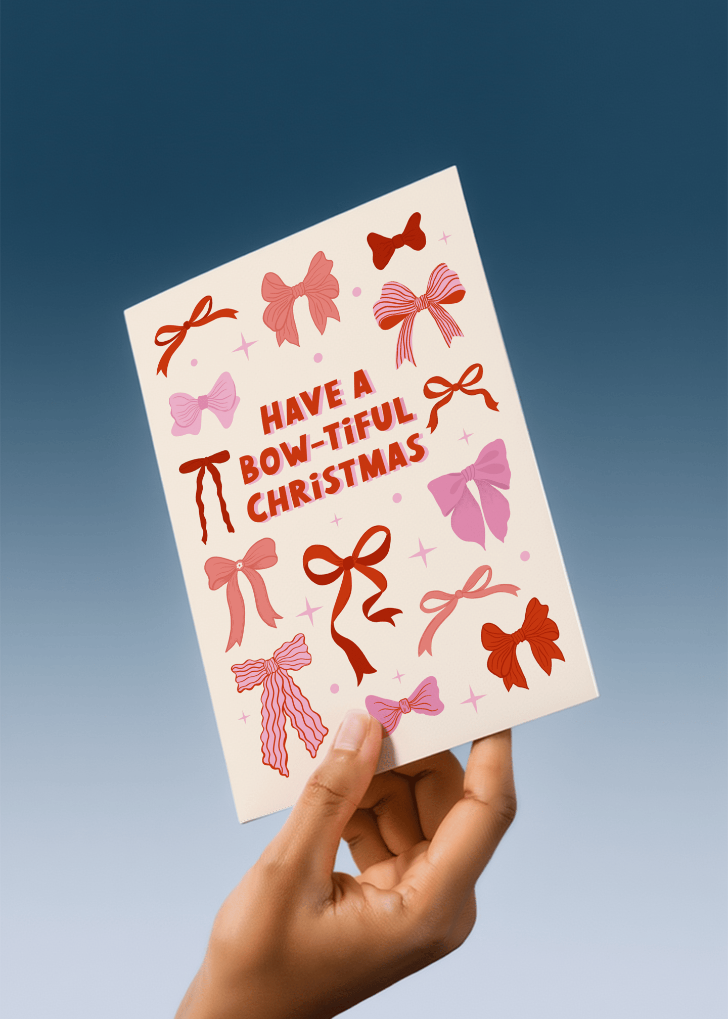 Have a Bow-tiful Christmas mockup 3