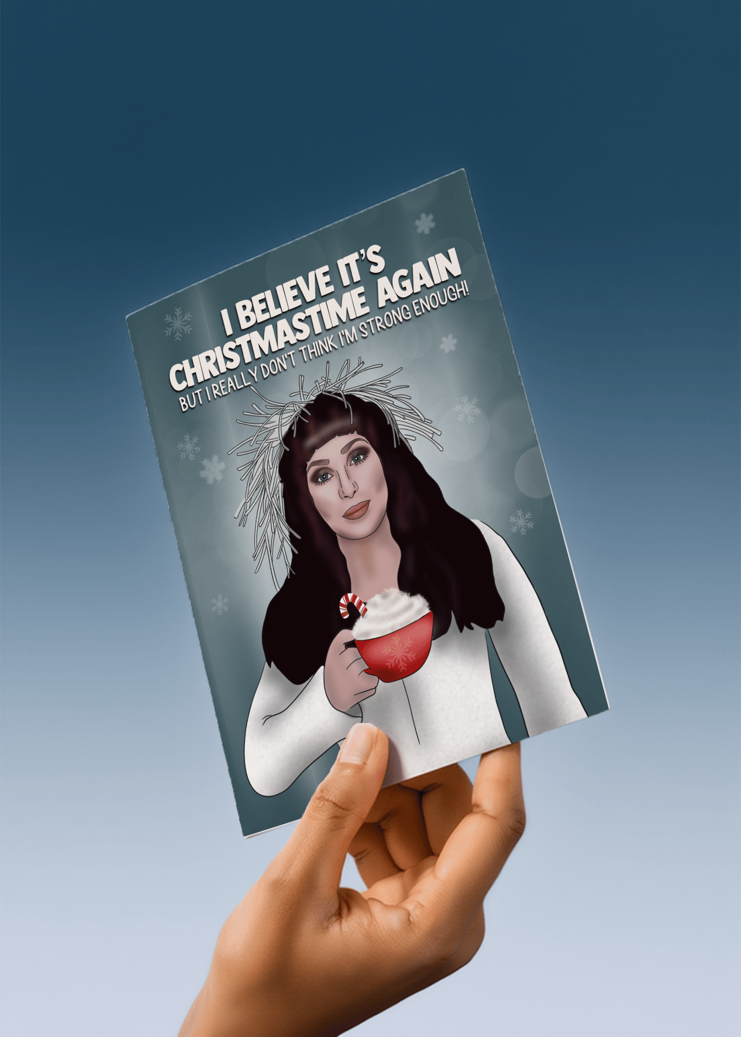 Cher Christmas Belief mockup 4