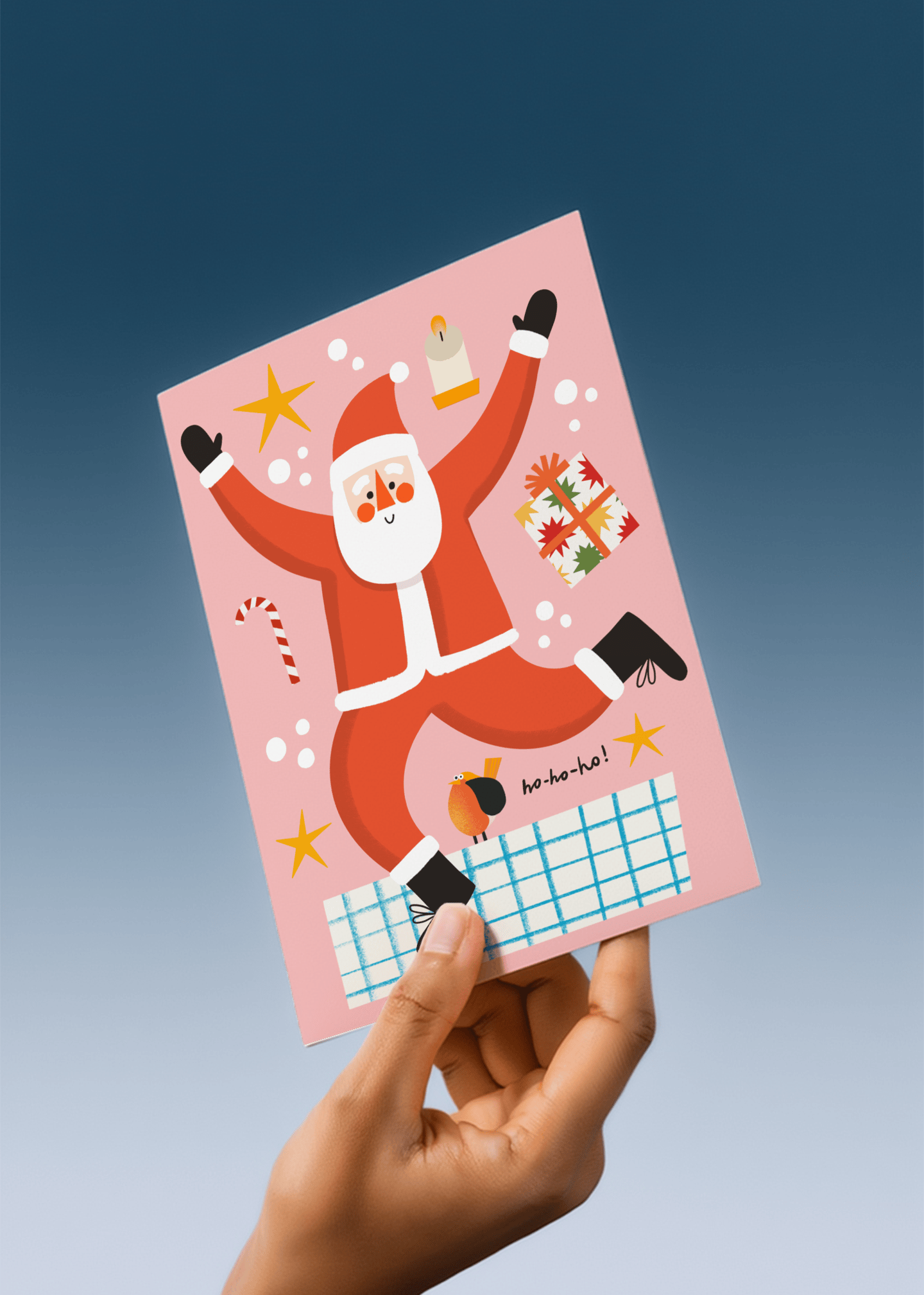 Ho-Ho-Ho Santa mockup 4