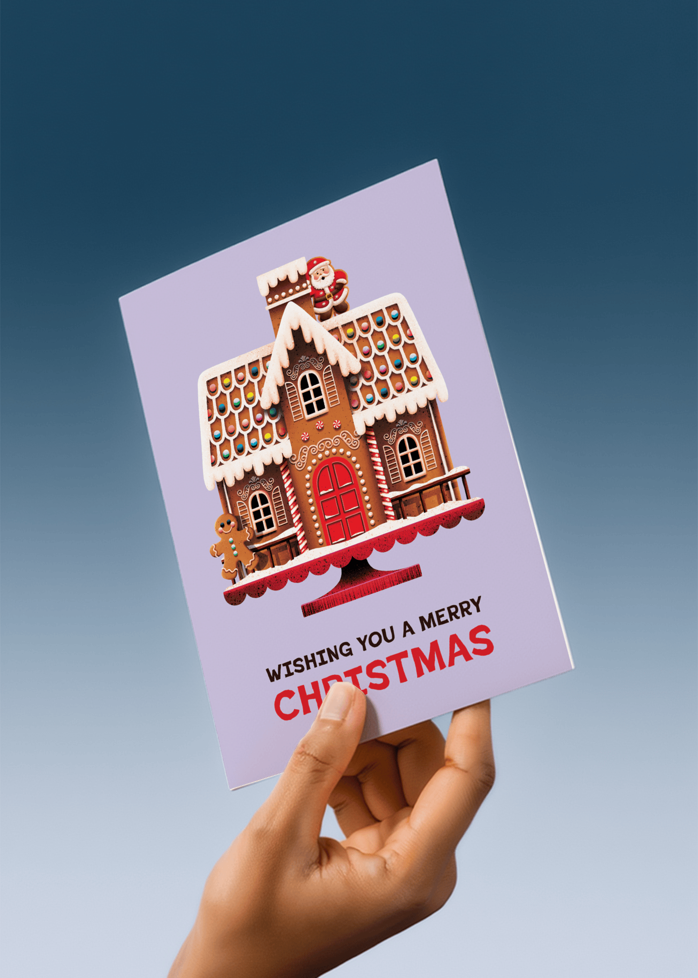 Wishing You a Merry Christmas mockup 4