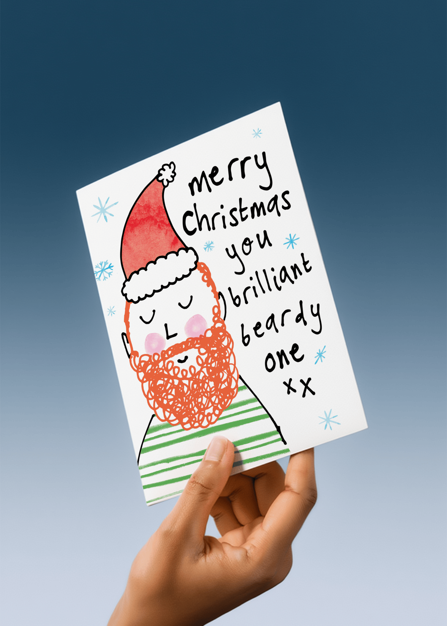 Merry Christmas You Brilliant Beardy One mockup 3