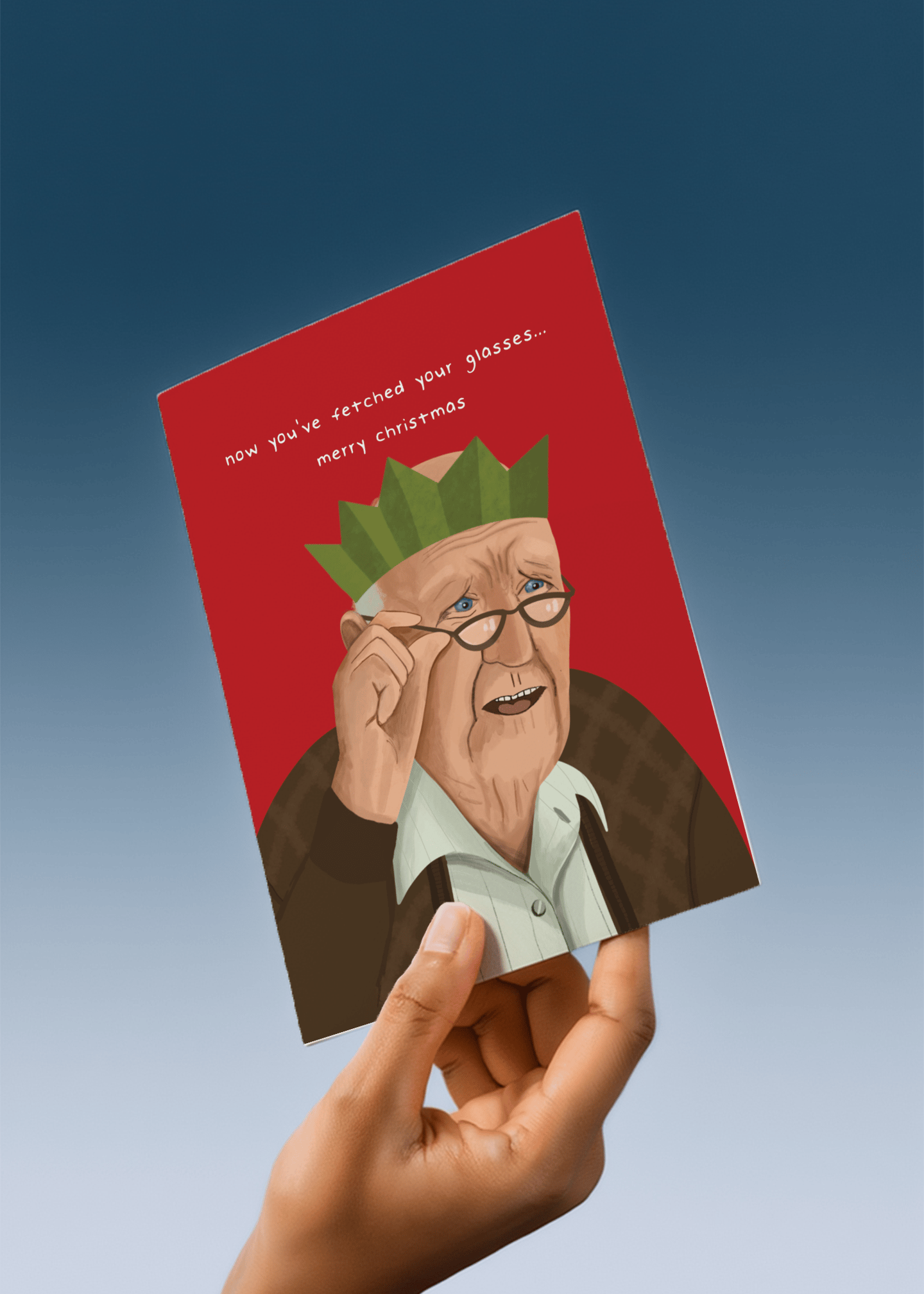 Now You've Fetched Your Glasses, Merry Christmas (Red) mockup 4