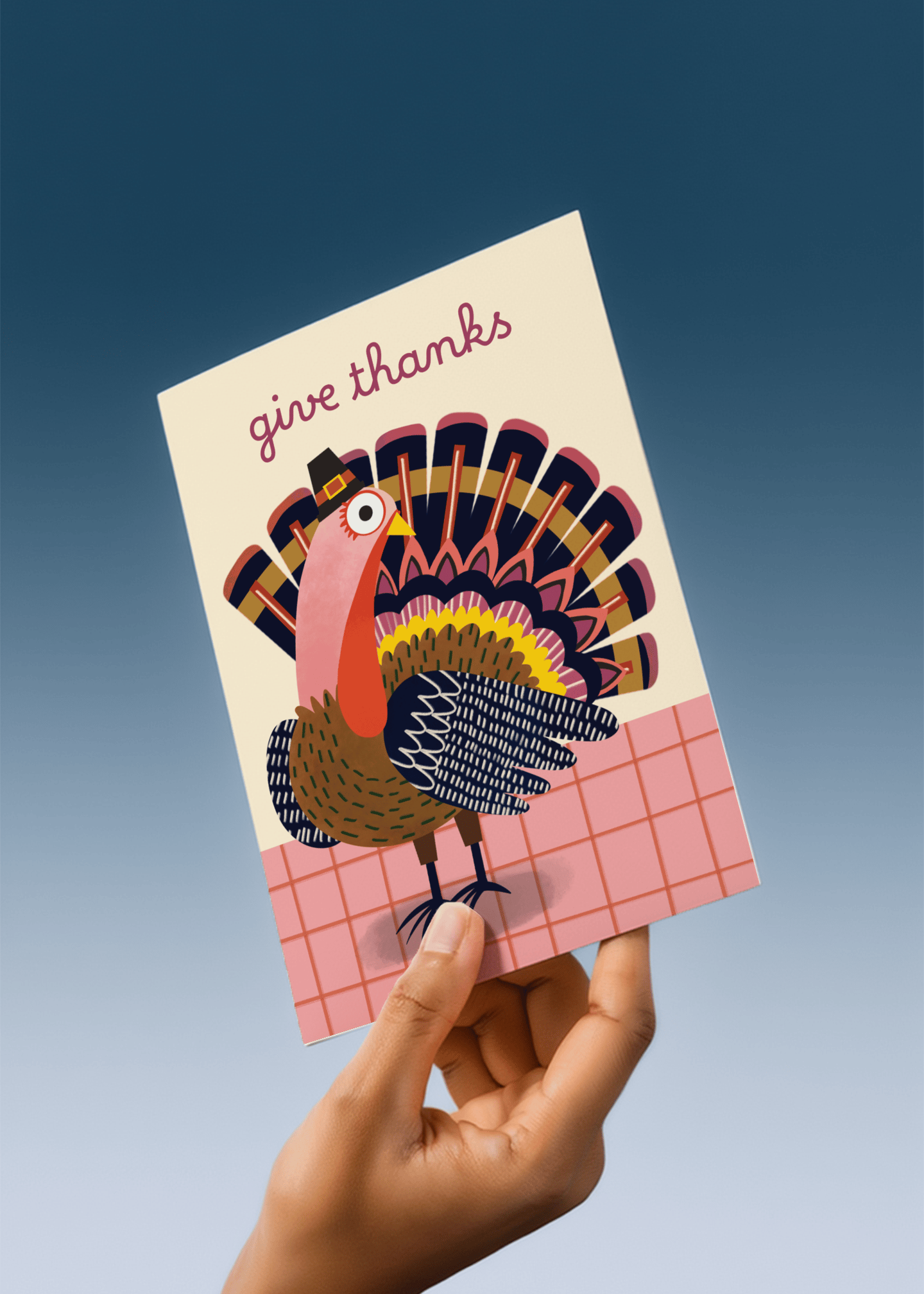 Give Thanks Turkey mockup 4