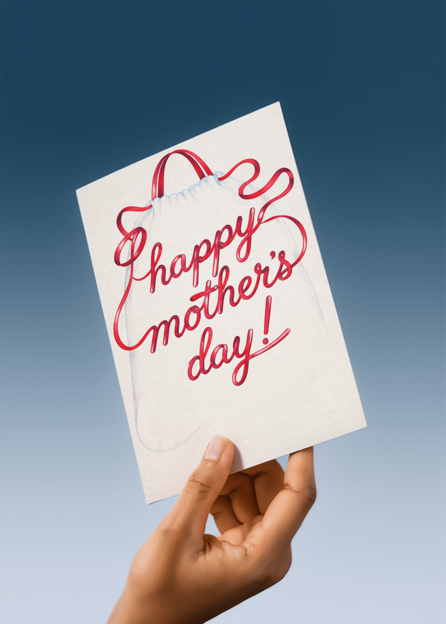 happy mother's day bow mockup 4