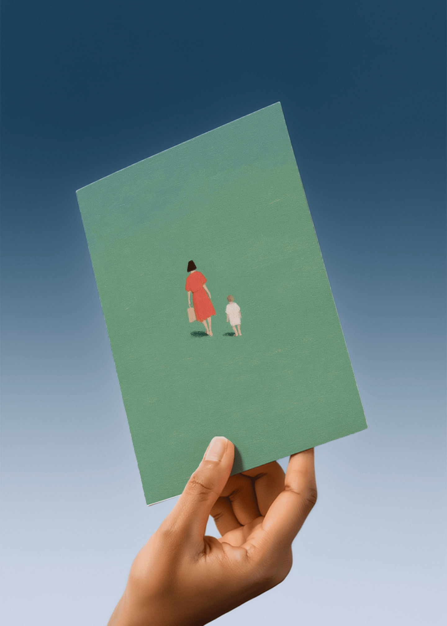 mom and child painting walking mockup 4