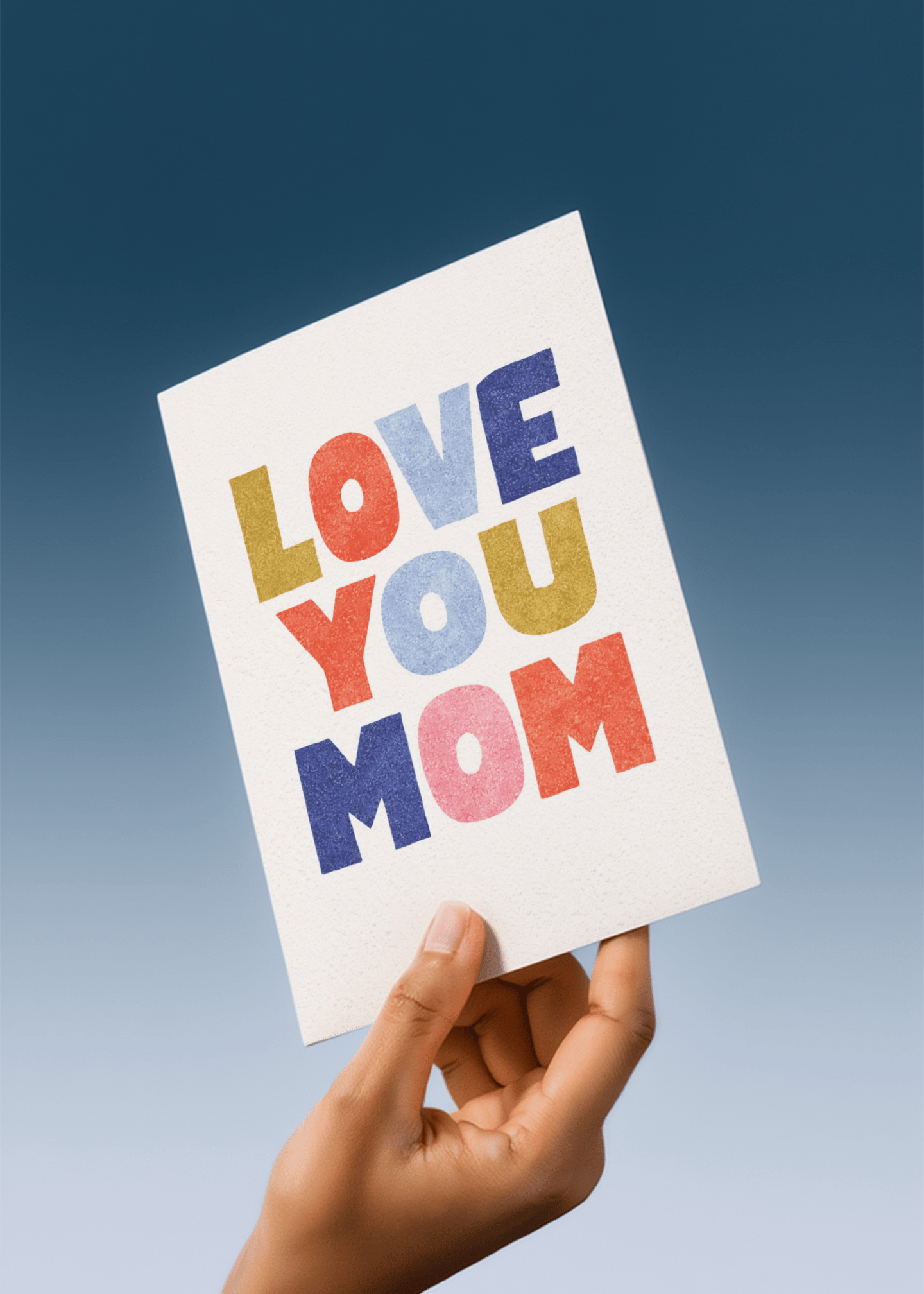 love you mom typography mockup 4