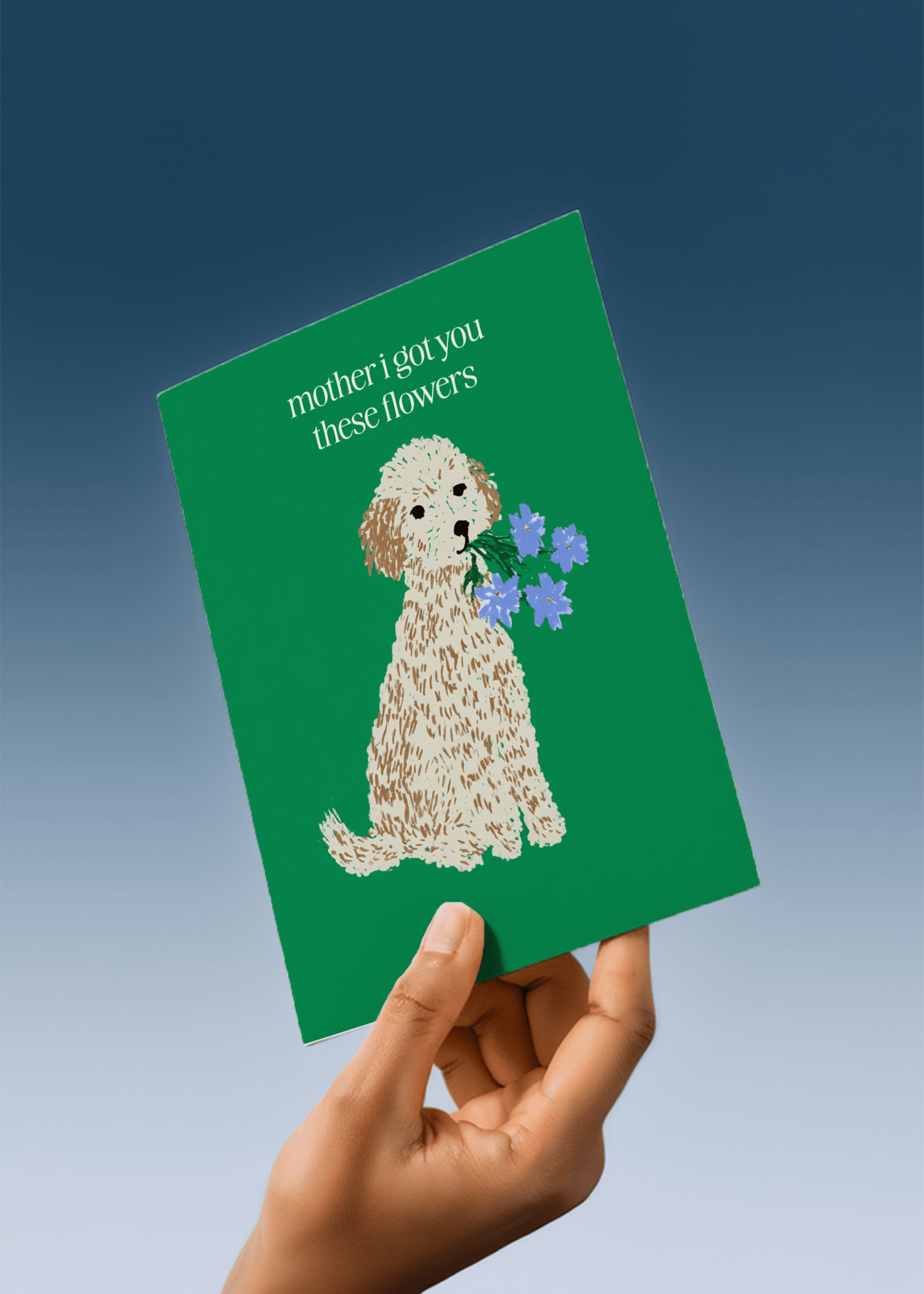 mother i got you these flowers mockup 4