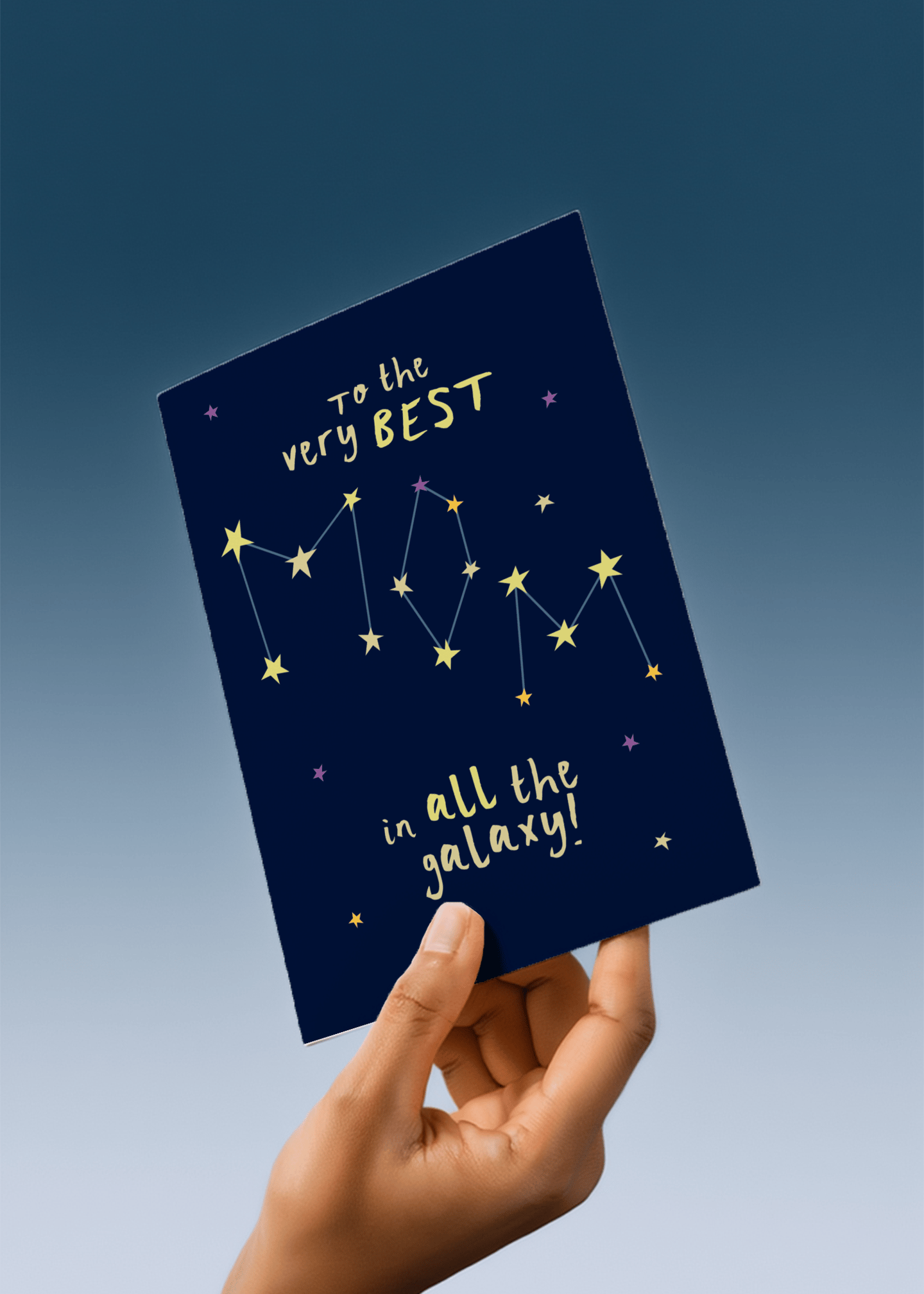 to the very best mom in the galaxy mockup 4