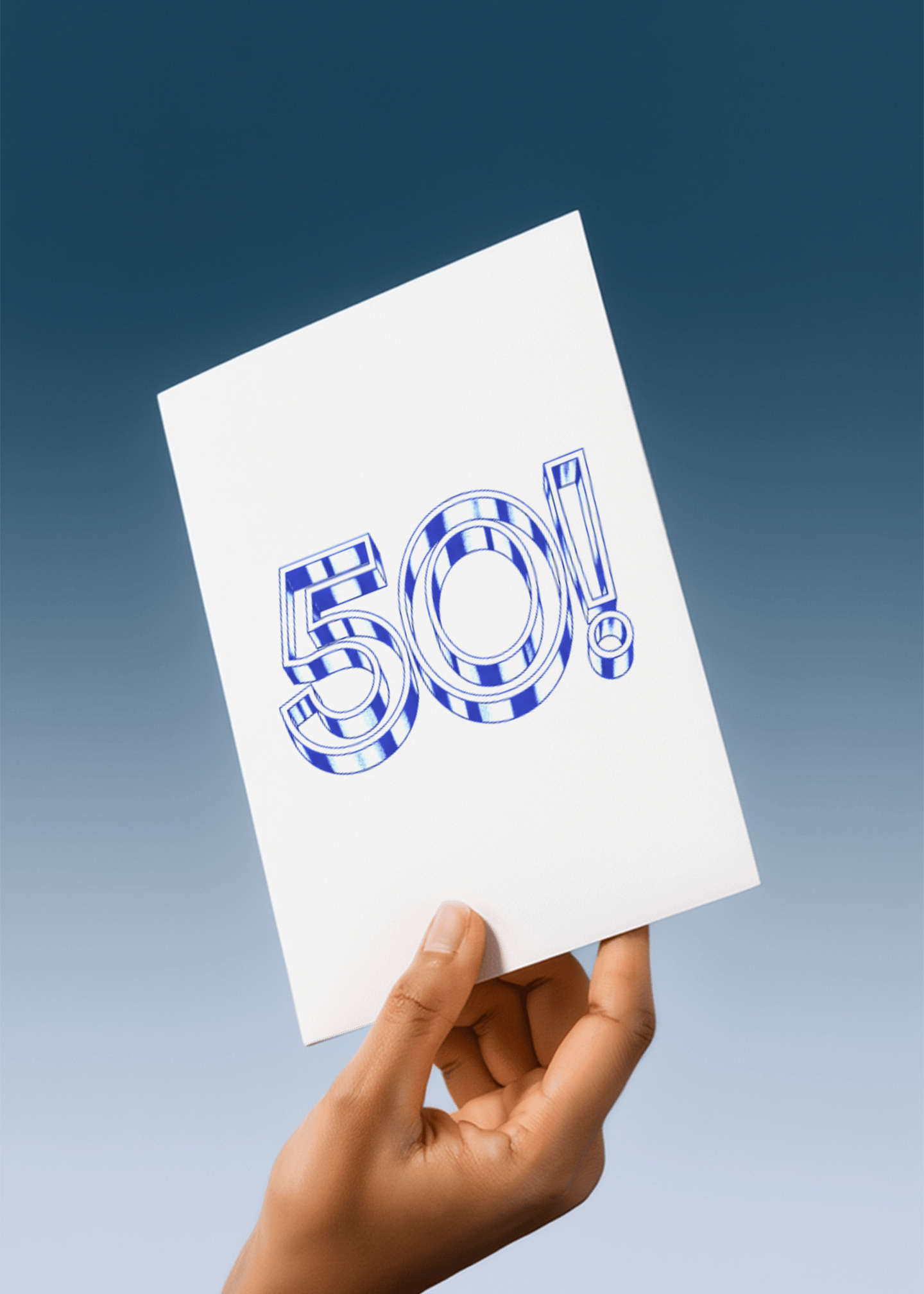 50 chrome lettering mockup 4