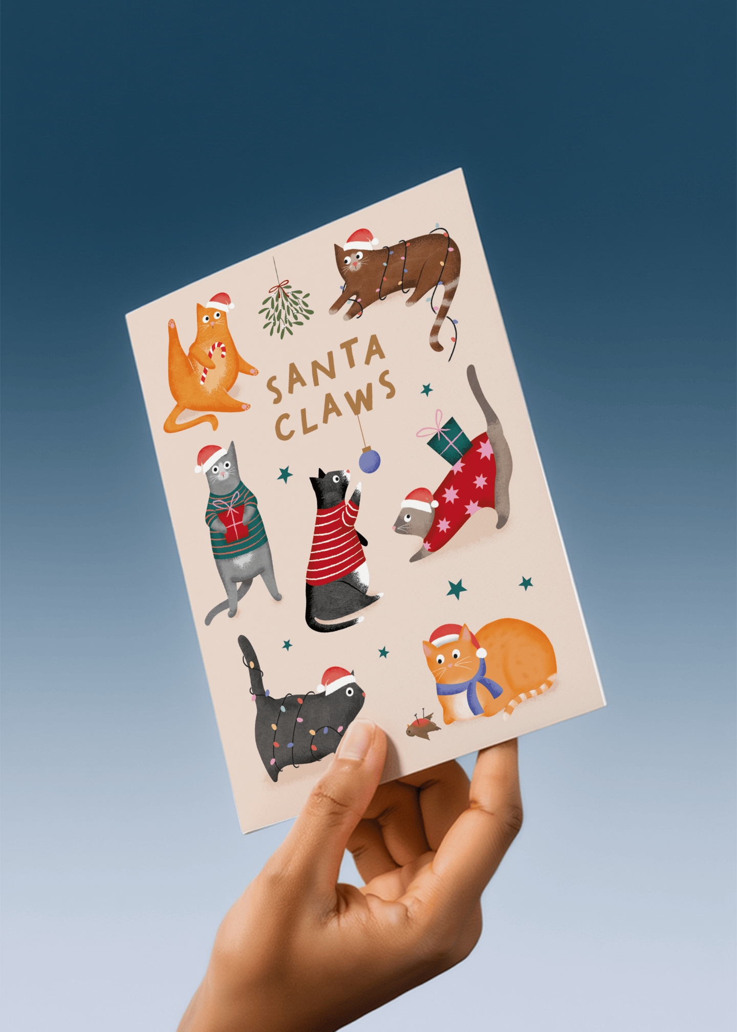 Santa Claws mockup 4