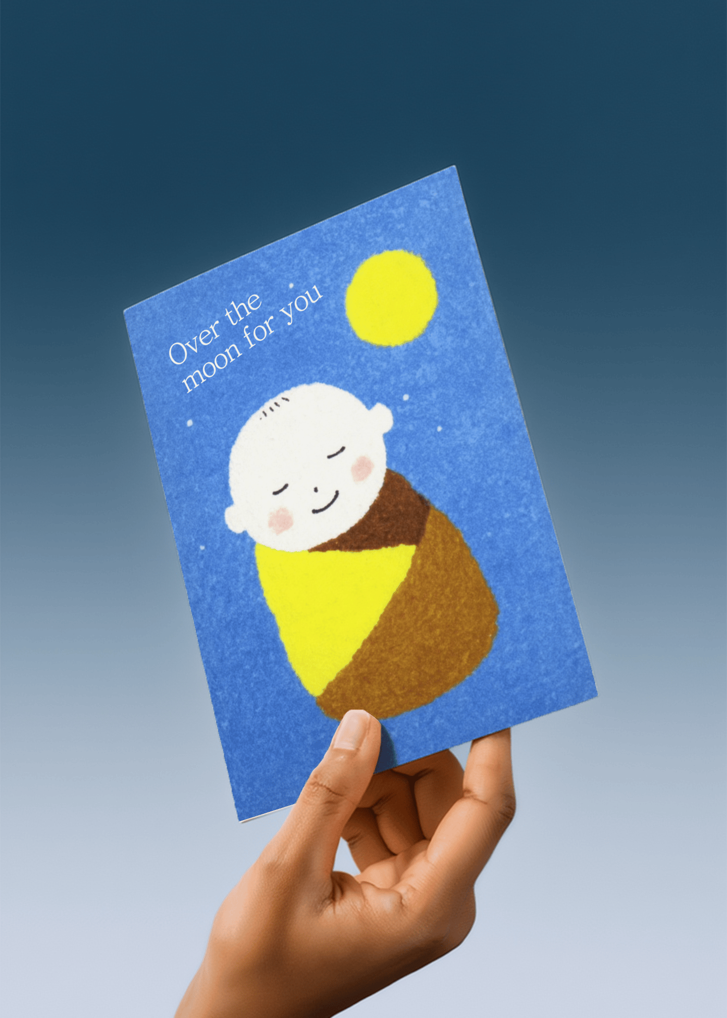 over the moon for you mockup 4