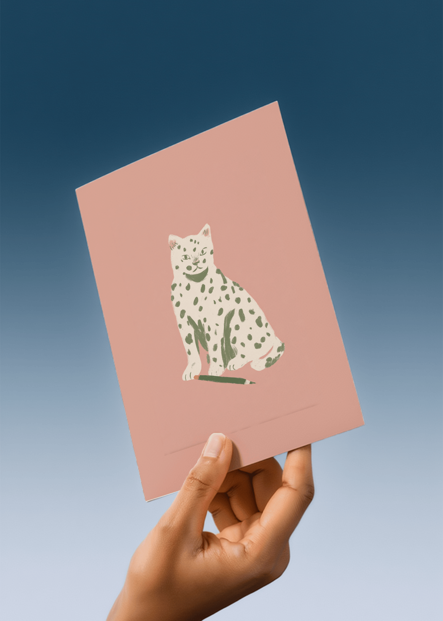 A leopard for Dear future me mockup 4