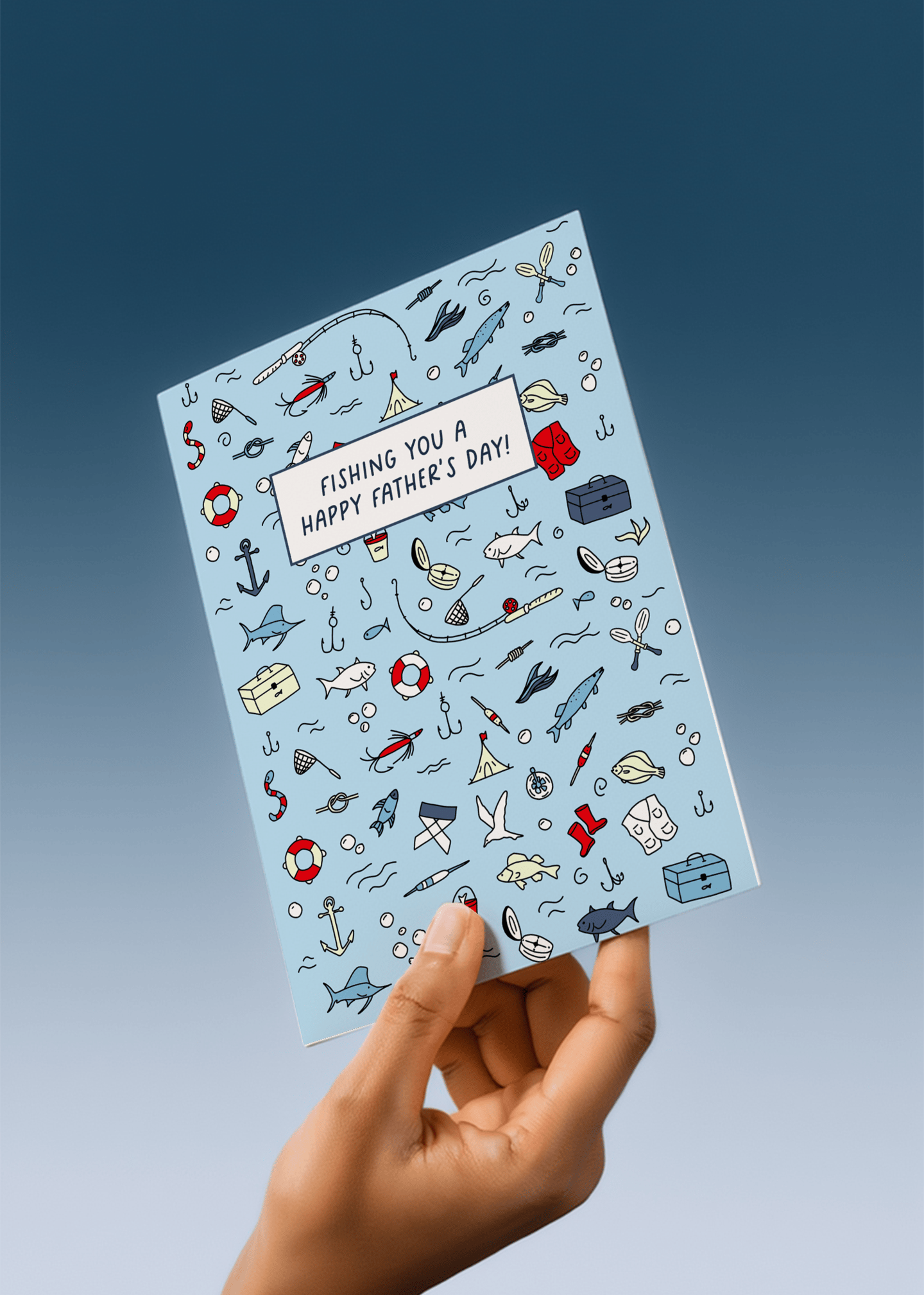 Fishing You Father's Day mockup 4
