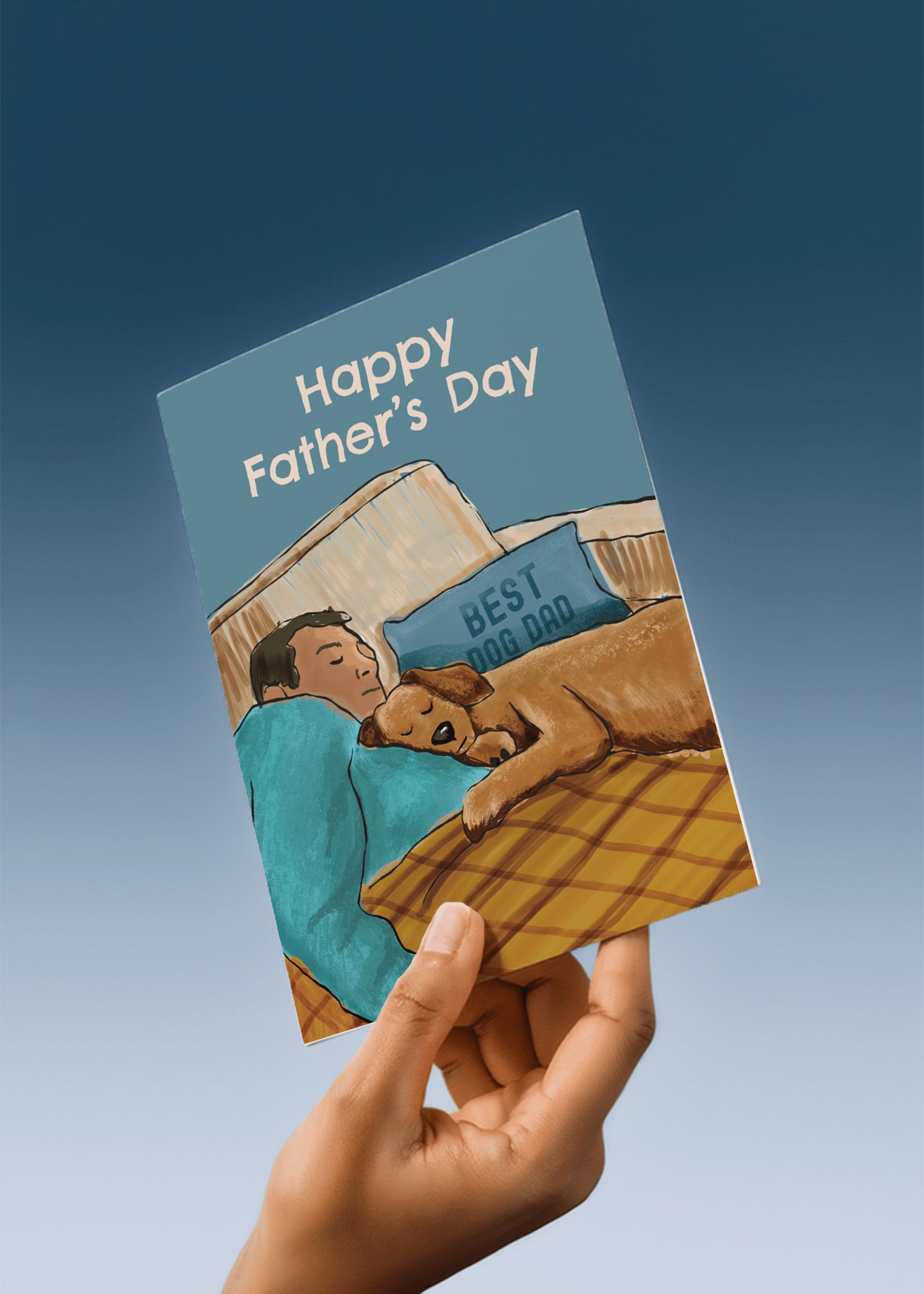 Best Dog Dad Father's Day mockup 4