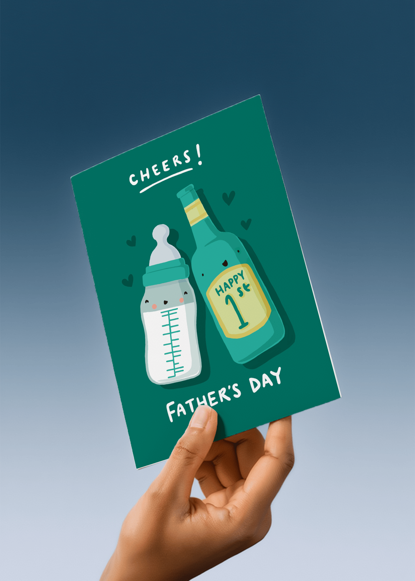 First Father's Day Cheers mockup 4