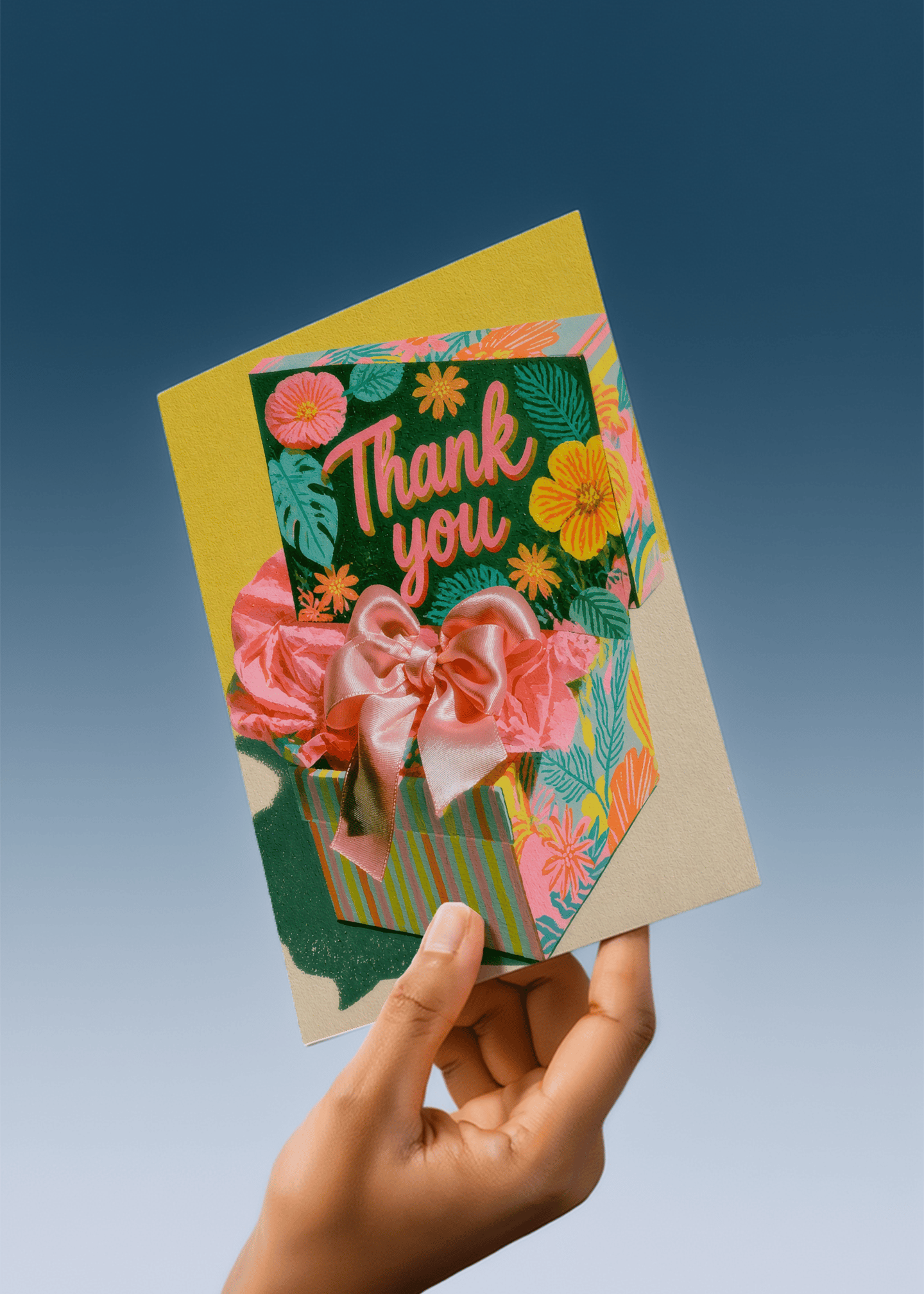 Tropical Thank You mockup 4