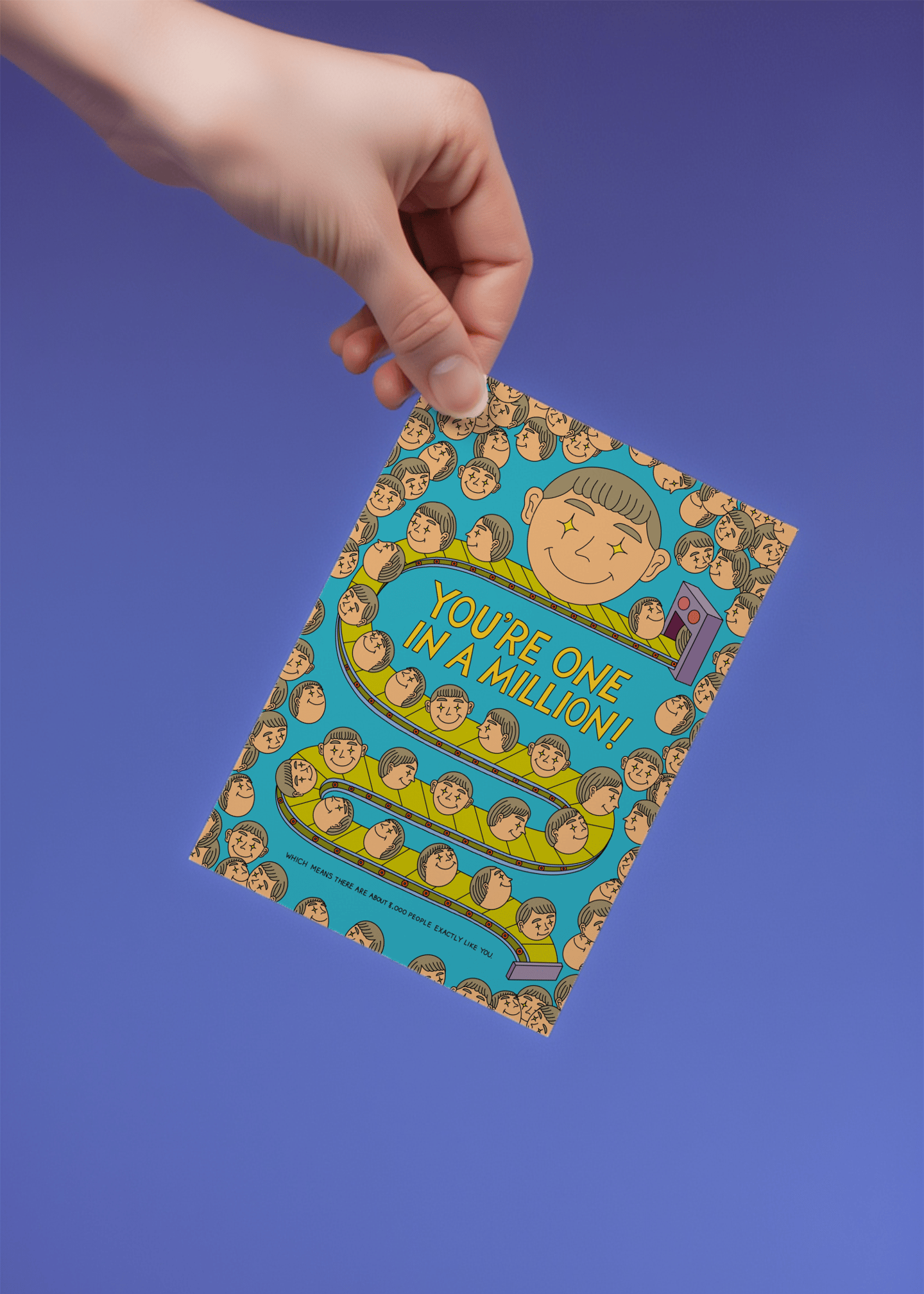 you're one in a million mockup 4