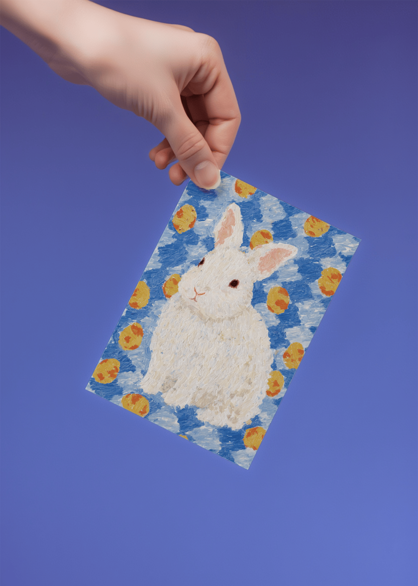 easter bunny pattern mockup 4