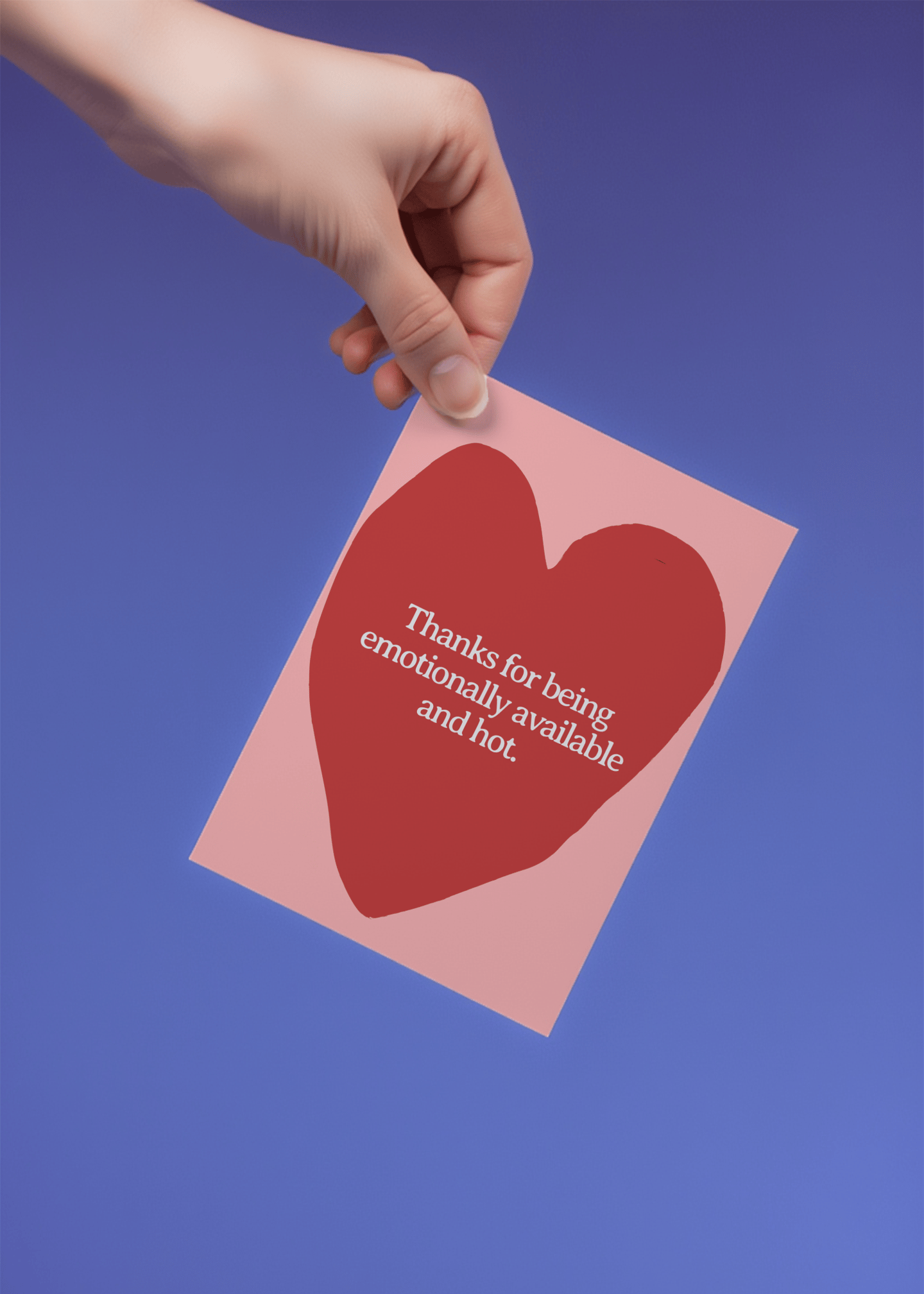 thanks for being emotionally hot mockup 4