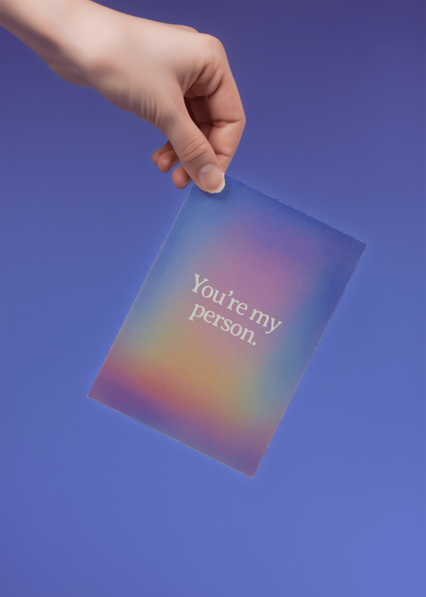 You're My Person Card mockup 4