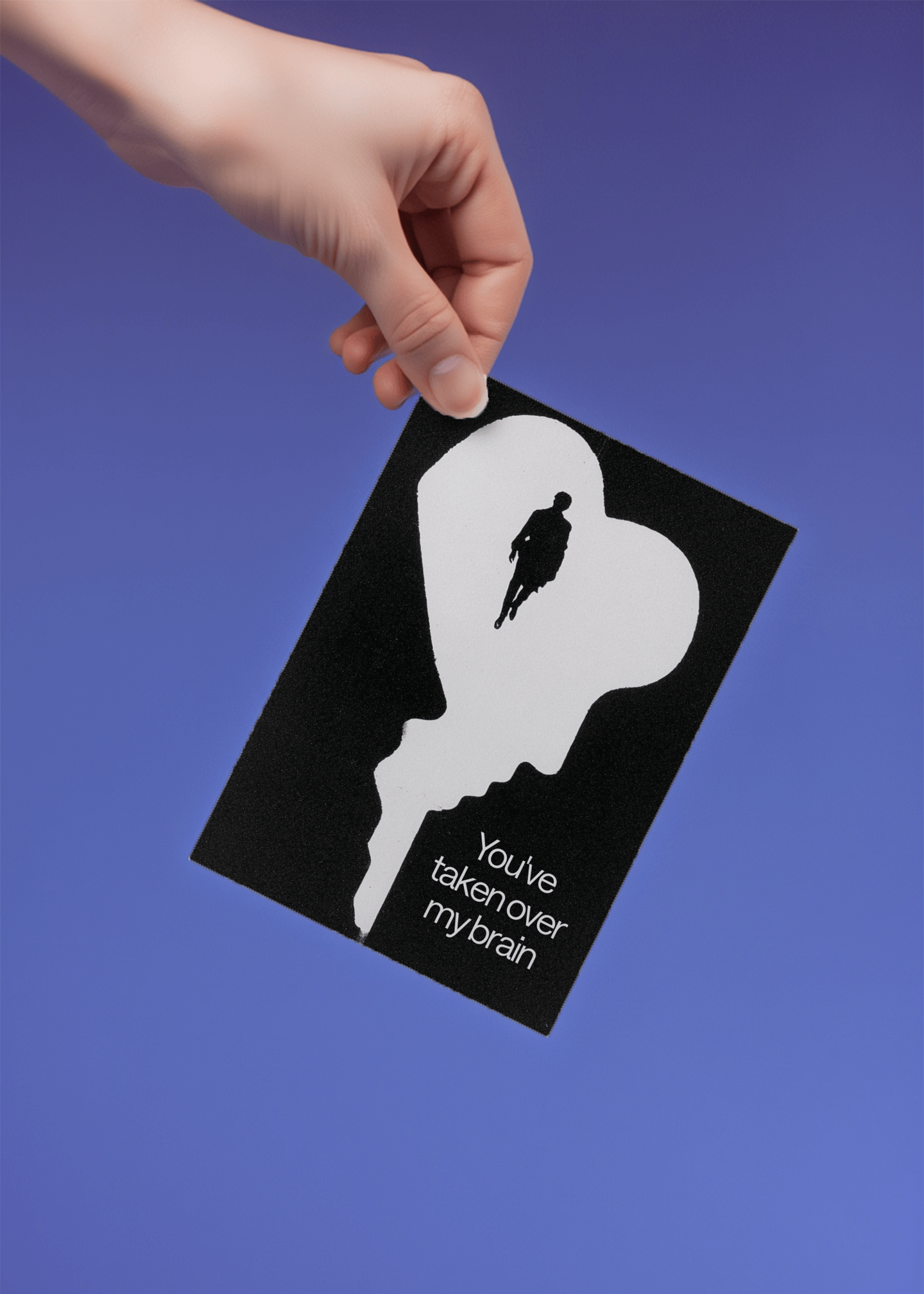 Taken Over My Mind Card mockup 4