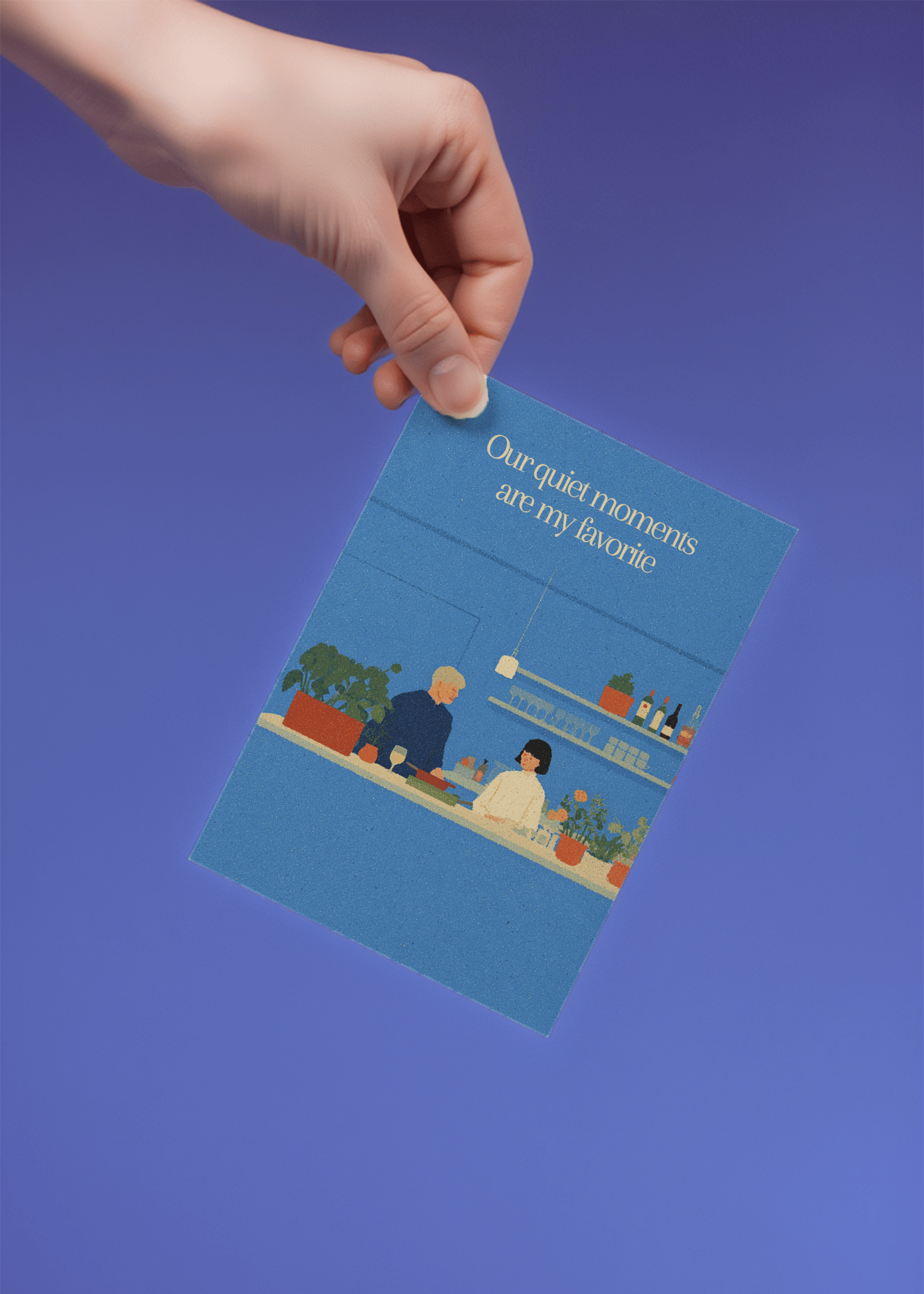 Favorite Quiet Moments Card mockup 4