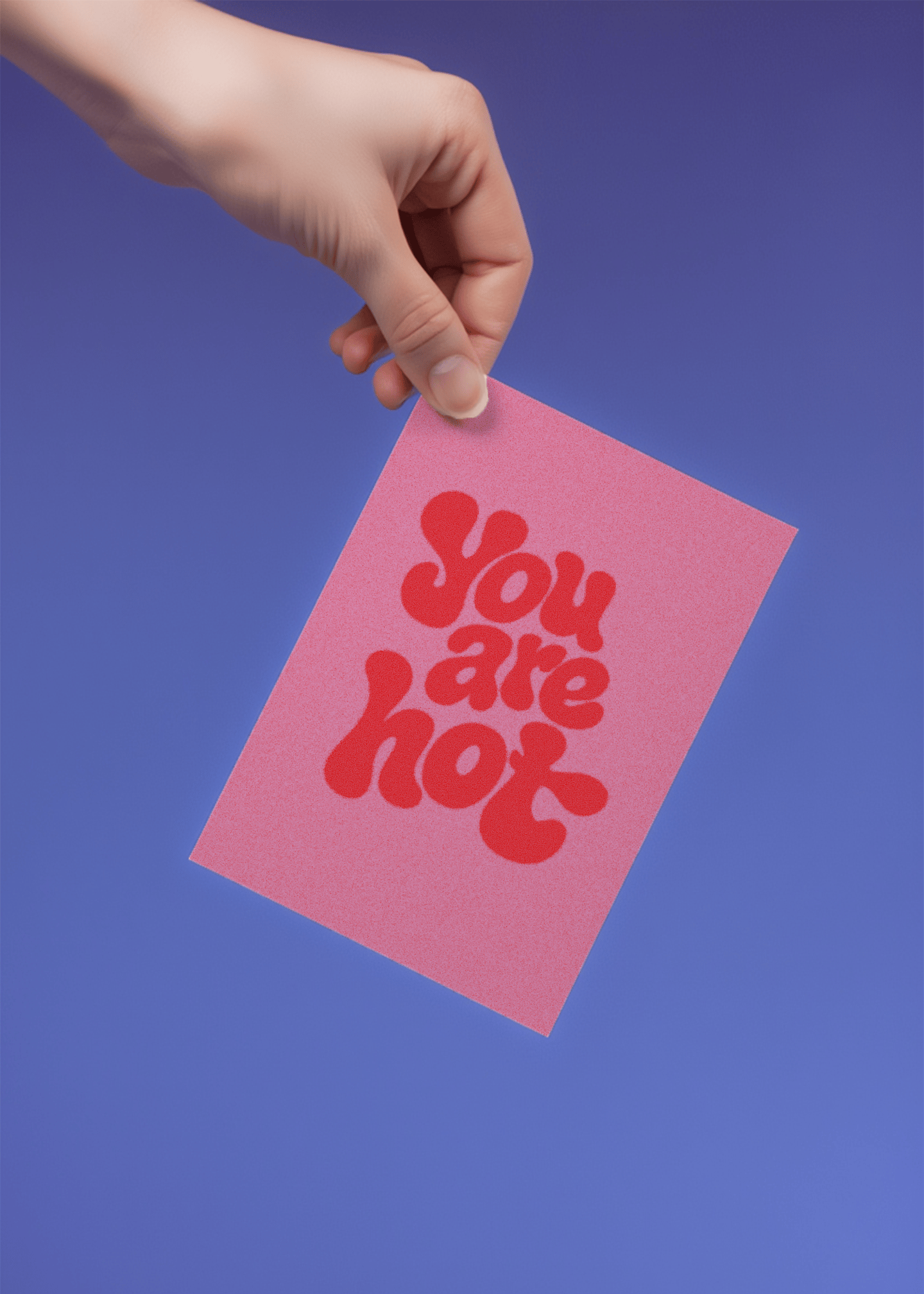 Playful Compliment Card mockup 4