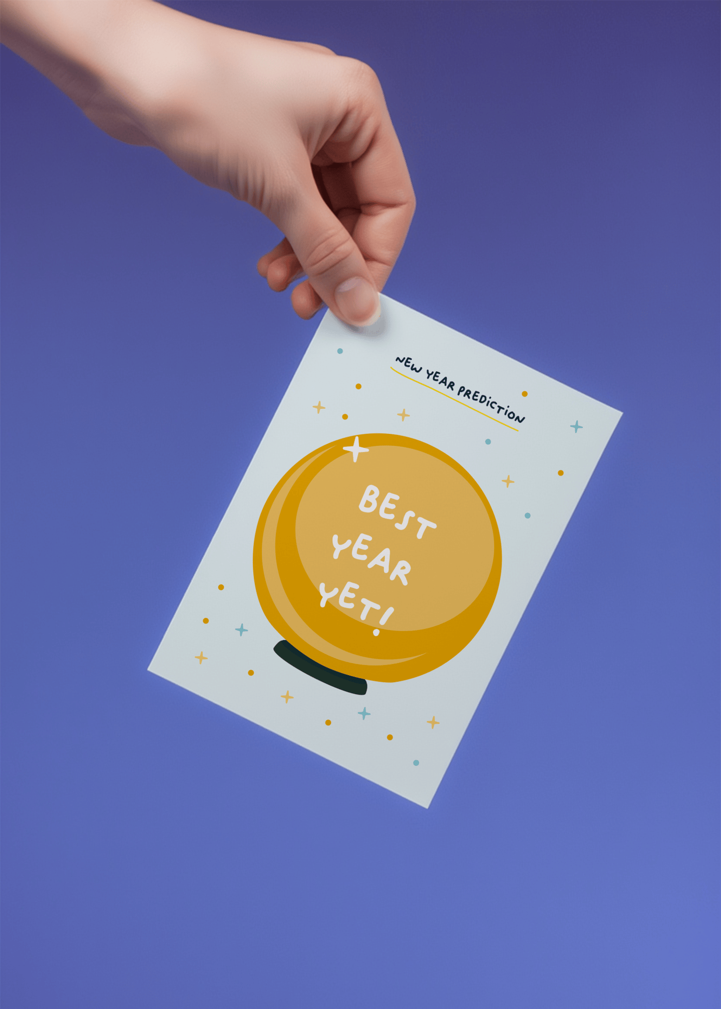 Crystal Ball New Year Wishes mockup 4
